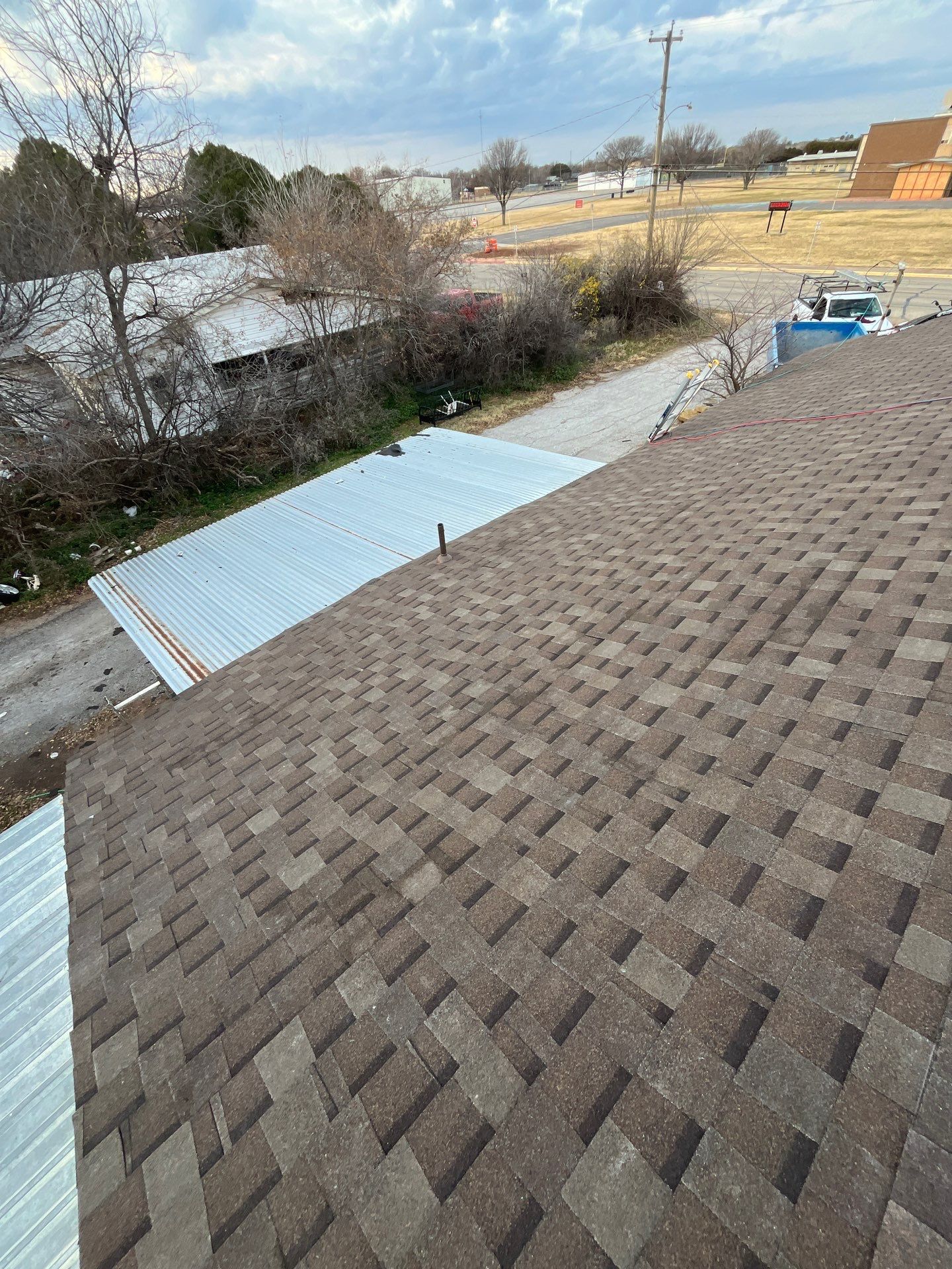 Reroof After Hail Storm -Atlas Pinnacle  by Berry Good Roofing 