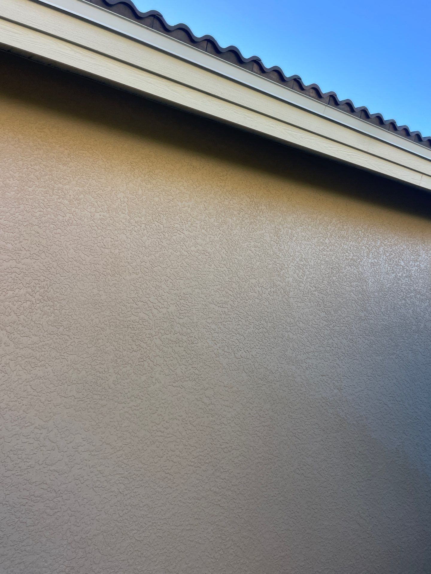 White Vinyl Soffit Installation in Fort Myers FL by Gutter Professors