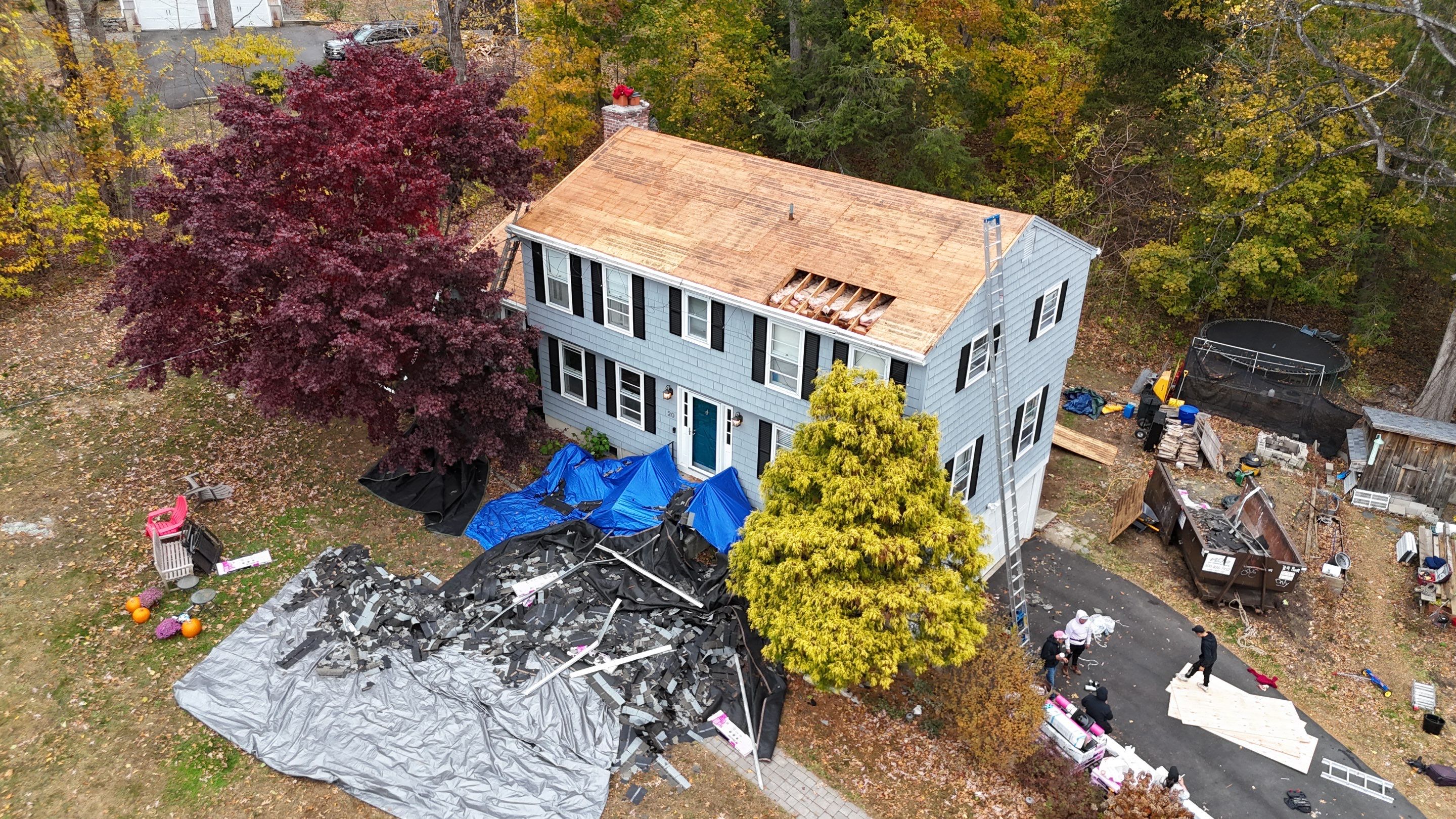 Owens Corning Duration: Slatestone Gray in Guilford by Golden Shield Roofing