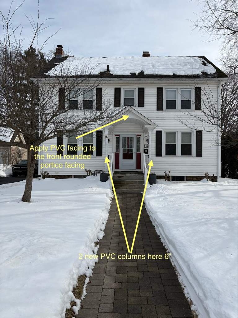 Refreshed Siding with Cert. Mainstreet D/4 clapboard, White by DiGiorgi Roofing and Siding Inc