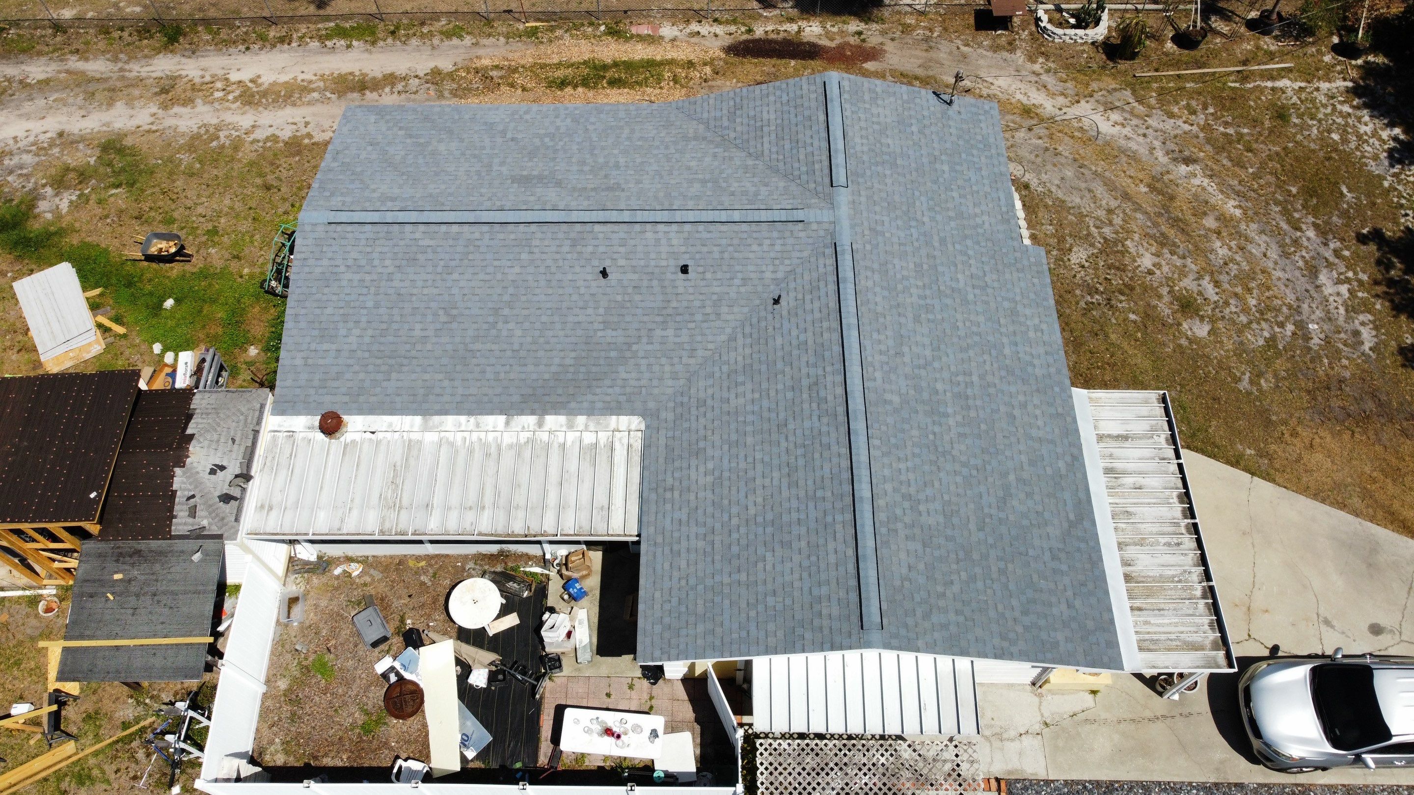 Roof replacement in Gibsonton, FL. by Steadfast Roofing