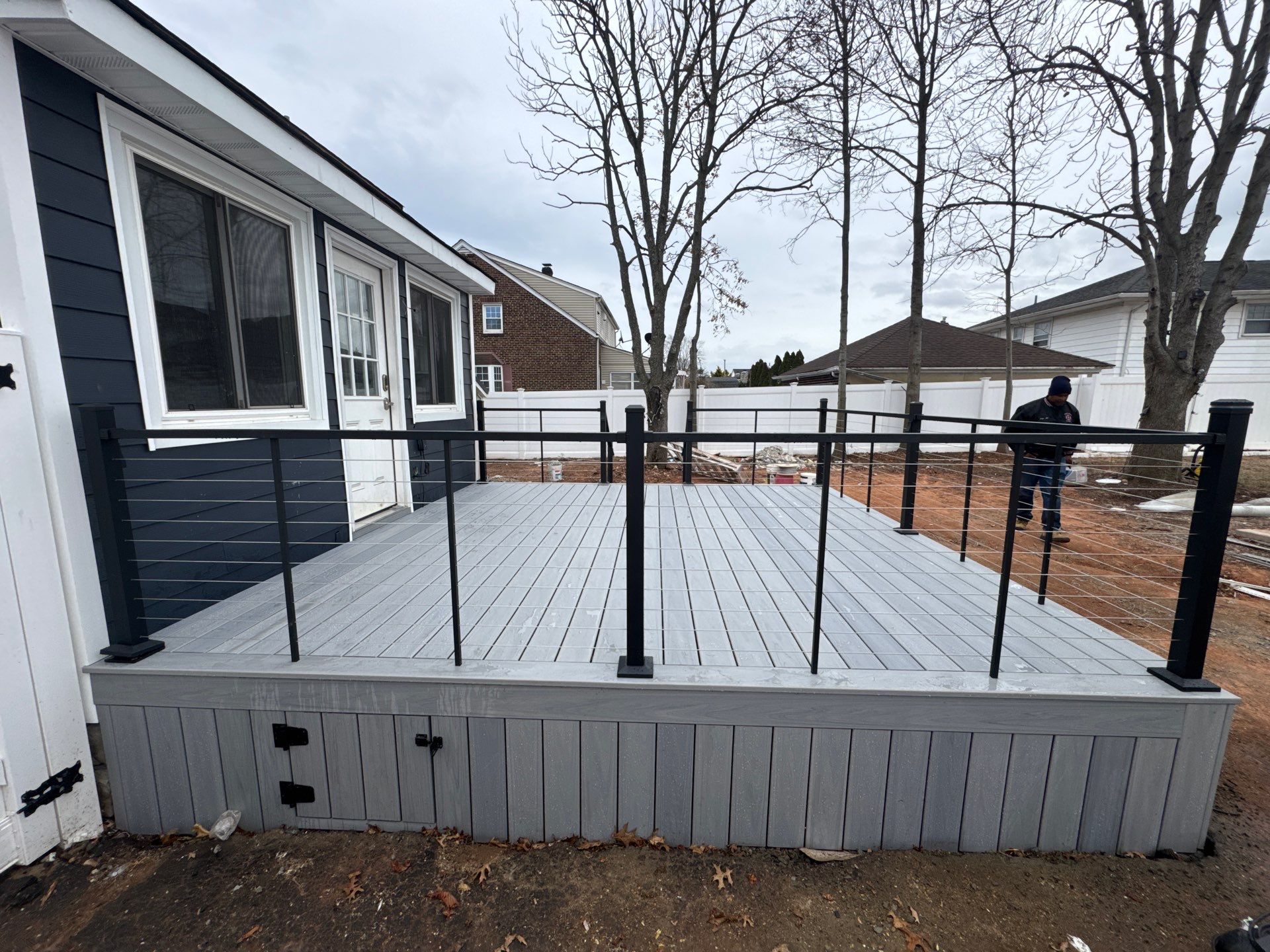 New Deck in Carteret, New Jersey by deck guardian