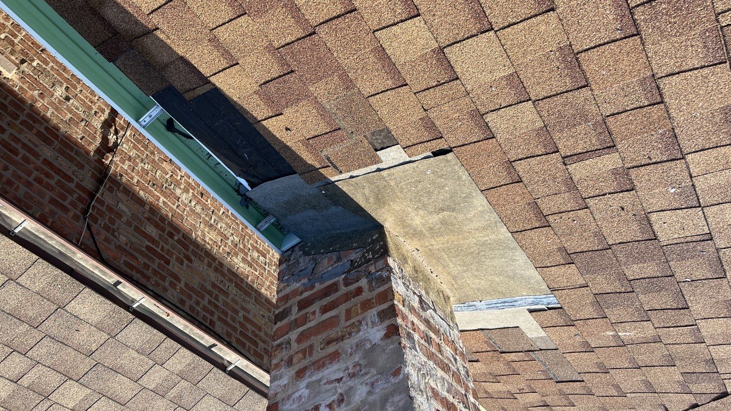 Chimney flashing repair. by Pro Home Services Inc