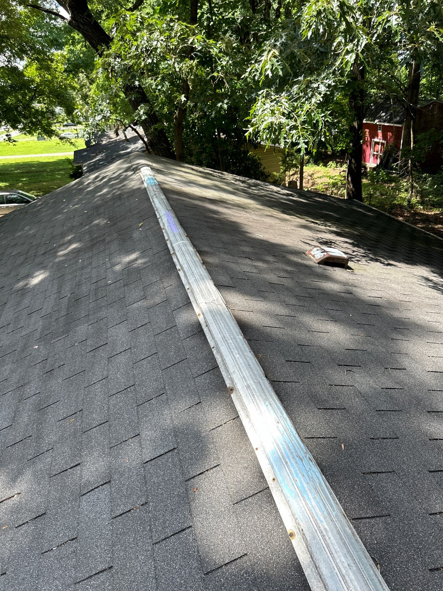 Roof replacement, gutters and interior repair by hail damage by Just Brilliant Restoration JBR