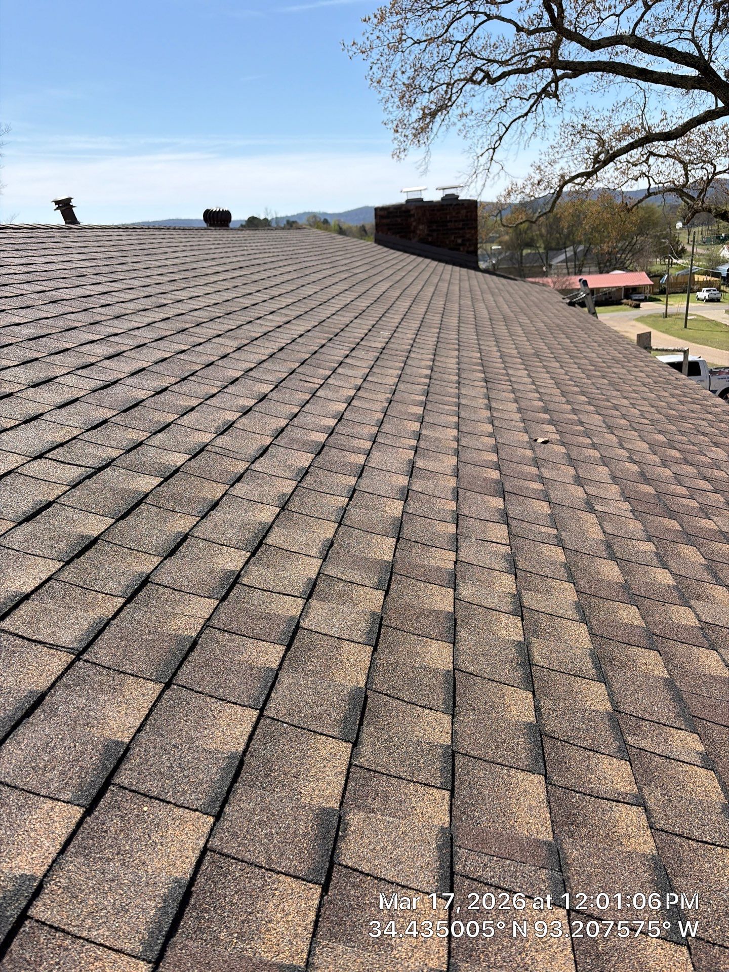 GAF Timberline UHDZ Shingle Roof Replacement and Decking Repair in Pearcy by Temple Roofing and Exteriors