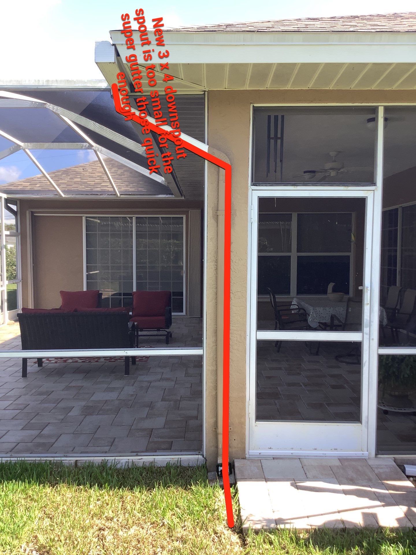 7-Inch Gutters for Large Homes in Cape Coral FL by Gutter Professors