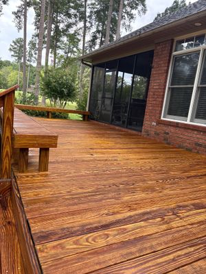 Deck using Wood Sealant