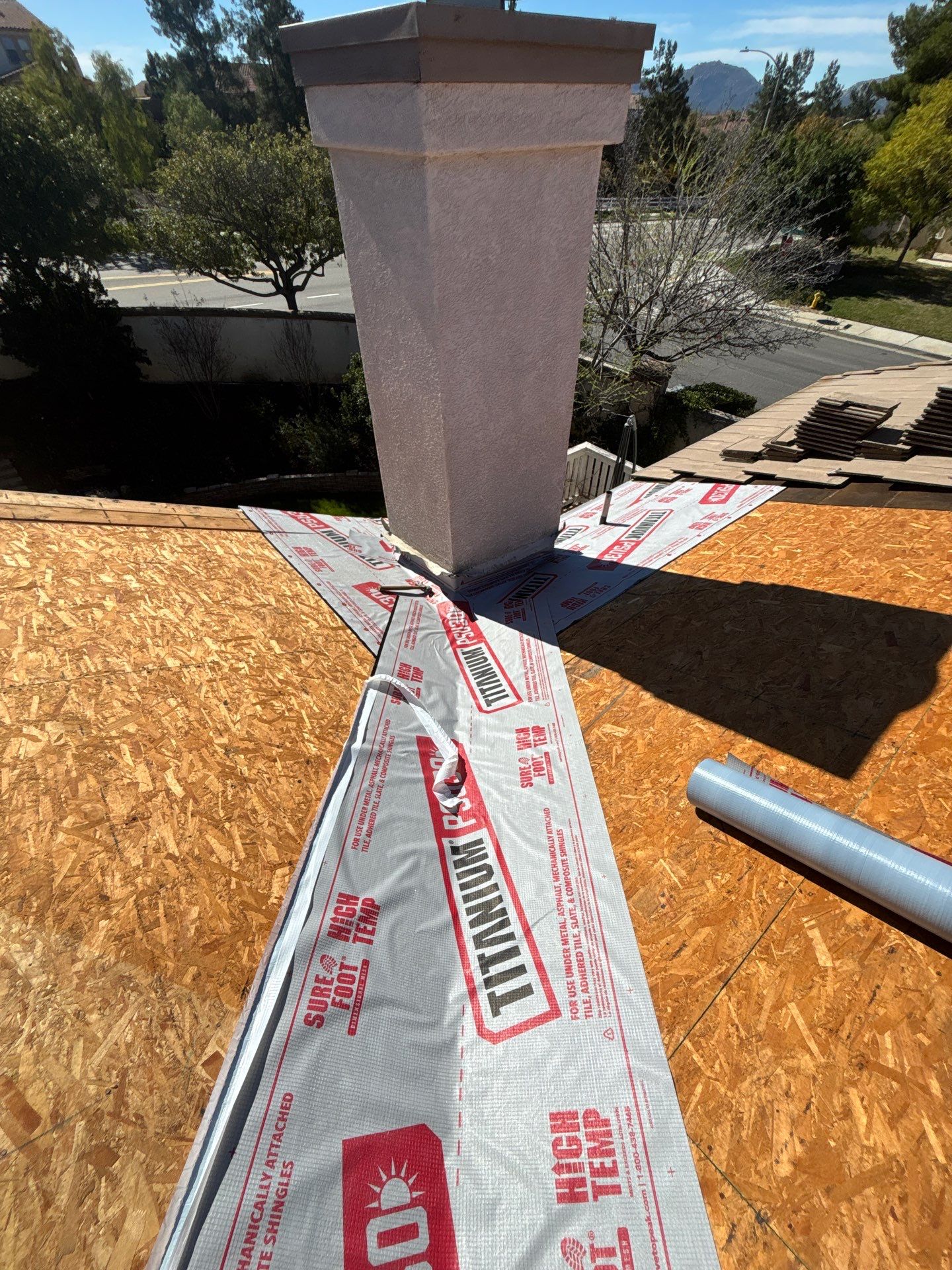 Temecula Chimney Leak Repair and Tile Roof Valley Restoration by Zenith Roofing Services