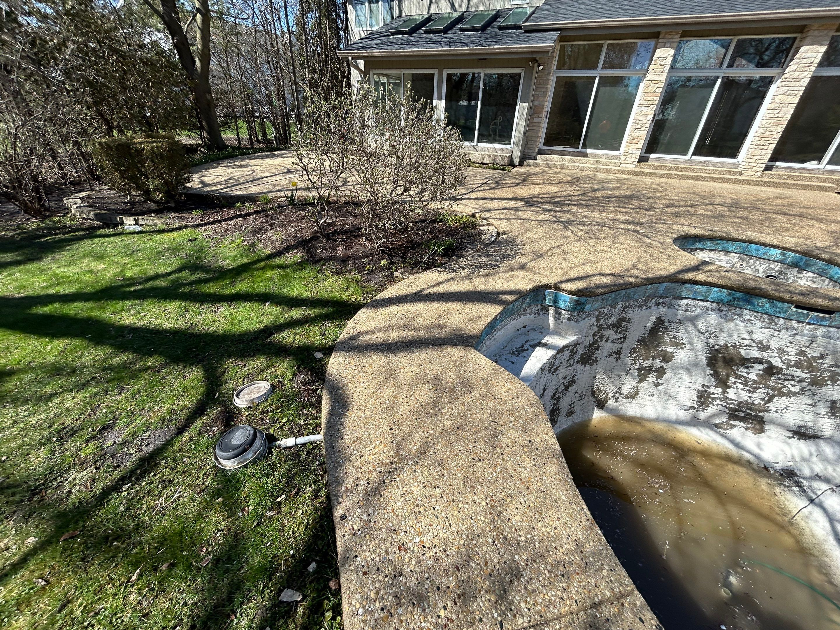 Aggregate Clean and seal using low gloss sealer by Northern Power Washing LLC.