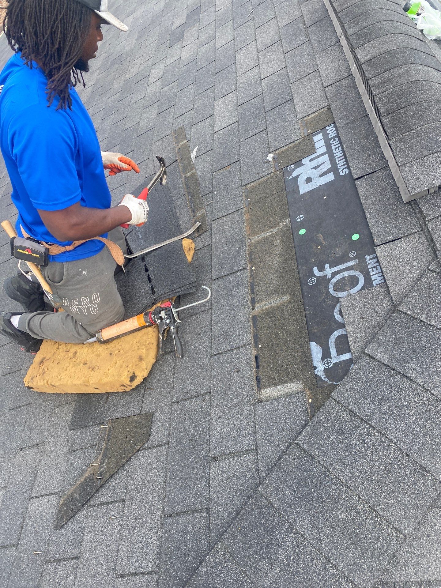 Residential Roofing Repair using Owen's Corning Duration (Lifetime) Shingles by Roof Repair Company