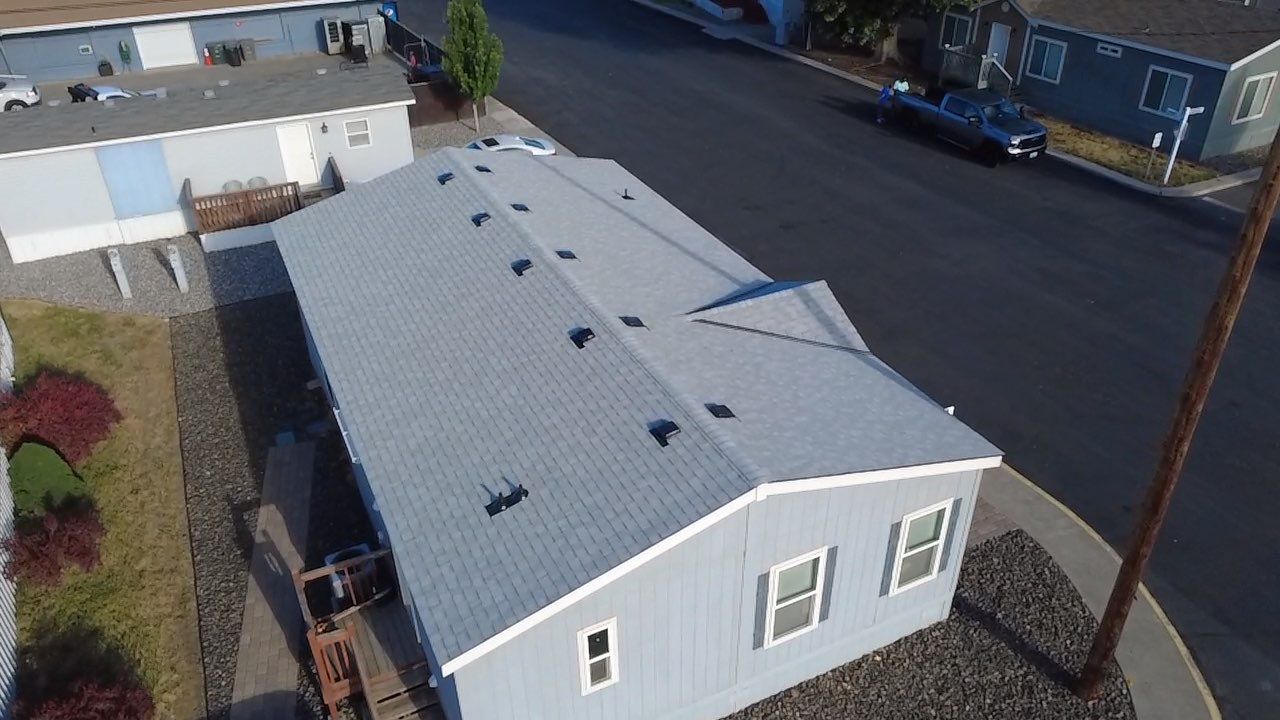 Architectural Asphalt Shingle Roof Replacement in Cosmic Lane  Richland, WA 99352  The Denali System - Certainteed Landmark - Silver Birch  by Alpine Roofing