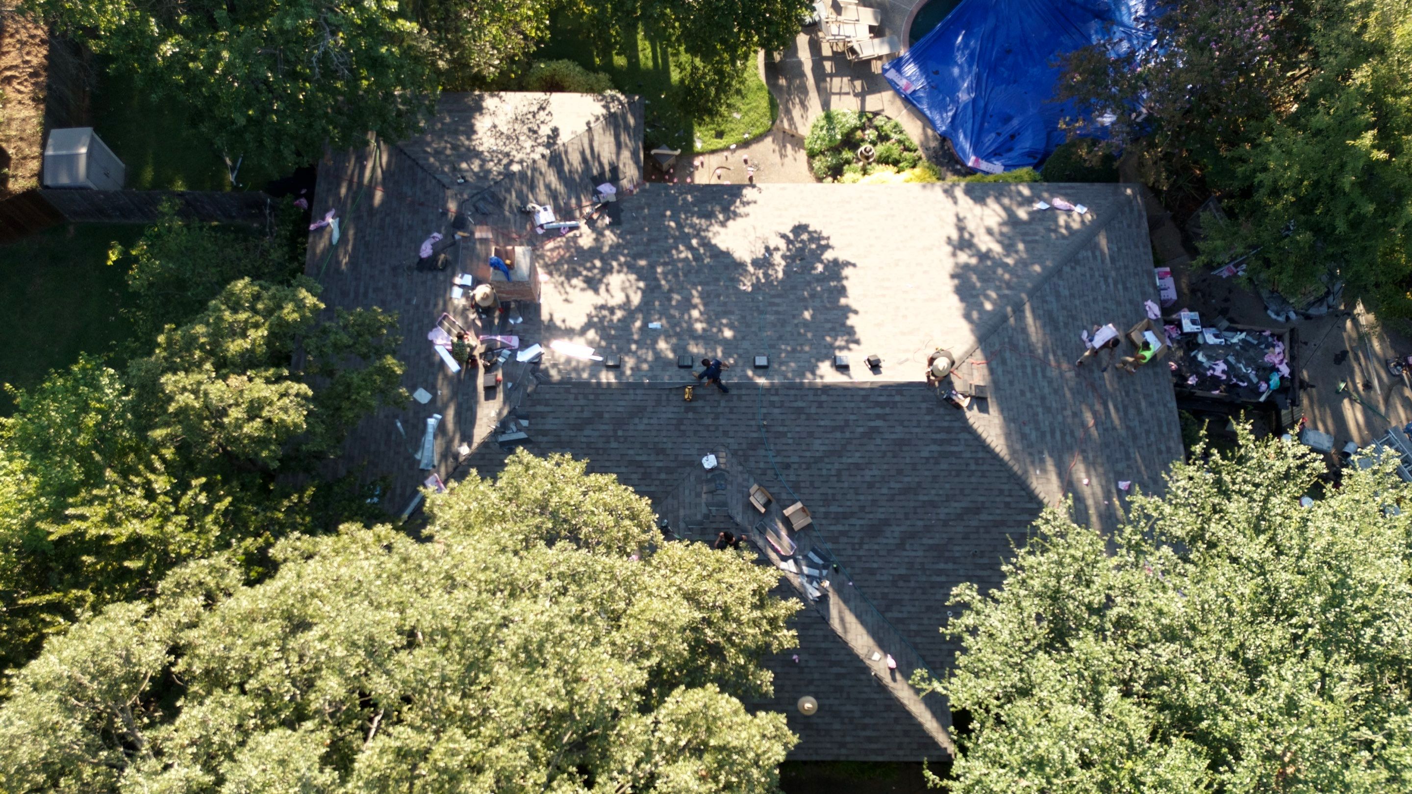 Residential Roofing Installation using Owens Corning ProArmor Synthetic Underlayment by Becker Roofing and Exteriors