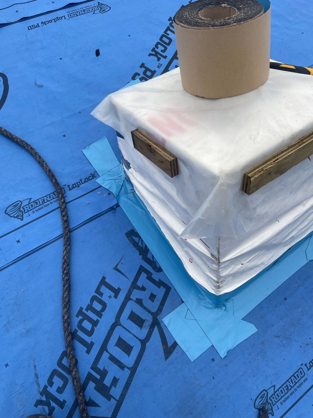 Commercial Roofing Installation using 12" Prolok metal and hidden gutters! by Top Notch Roofing Inc