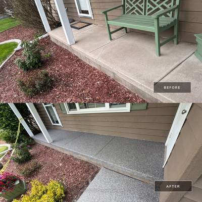Bagari Stone Crest Porch Coating