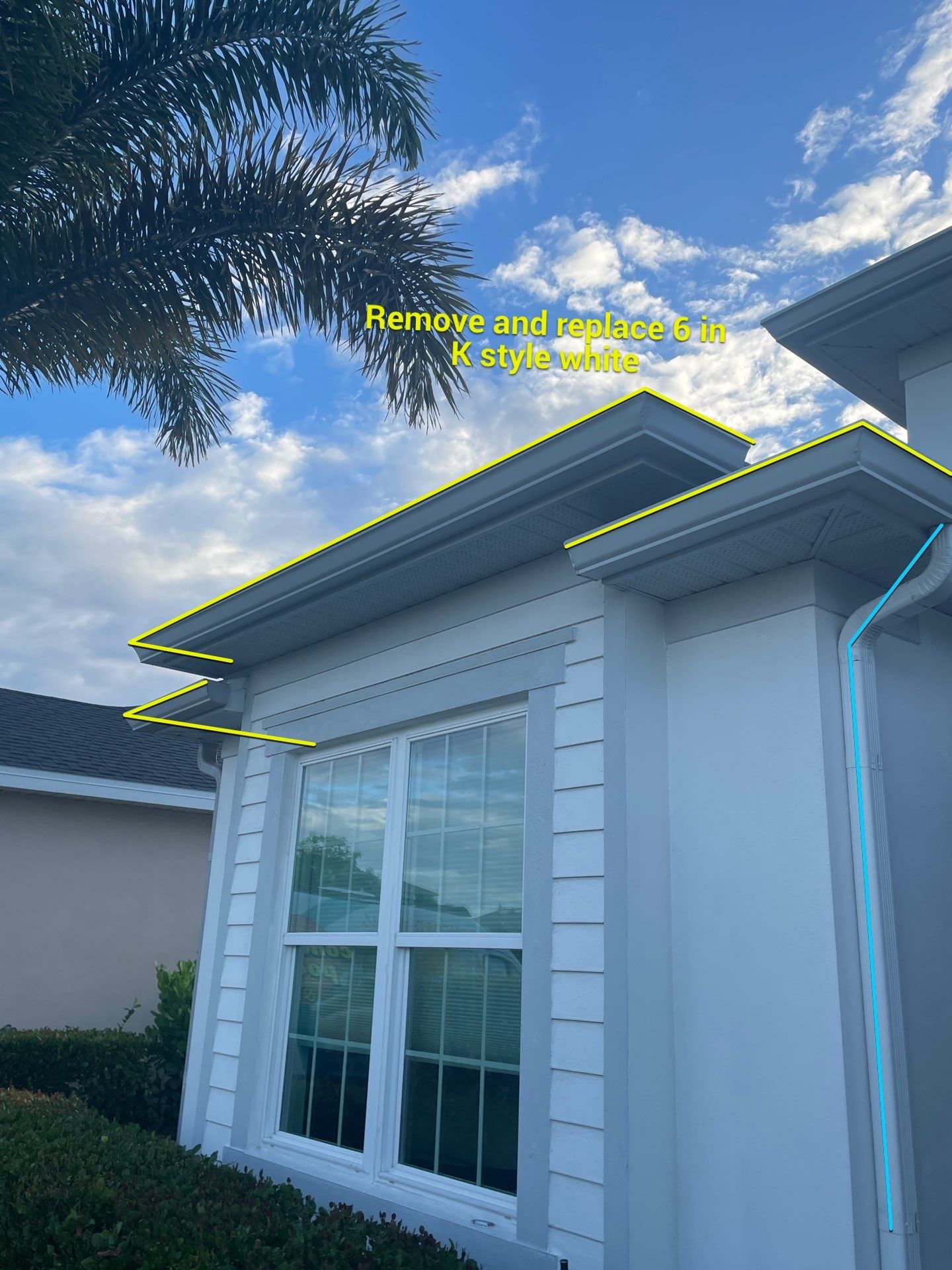 6-inch K-style Gutters Punta Gorda FL by Gutter Professors