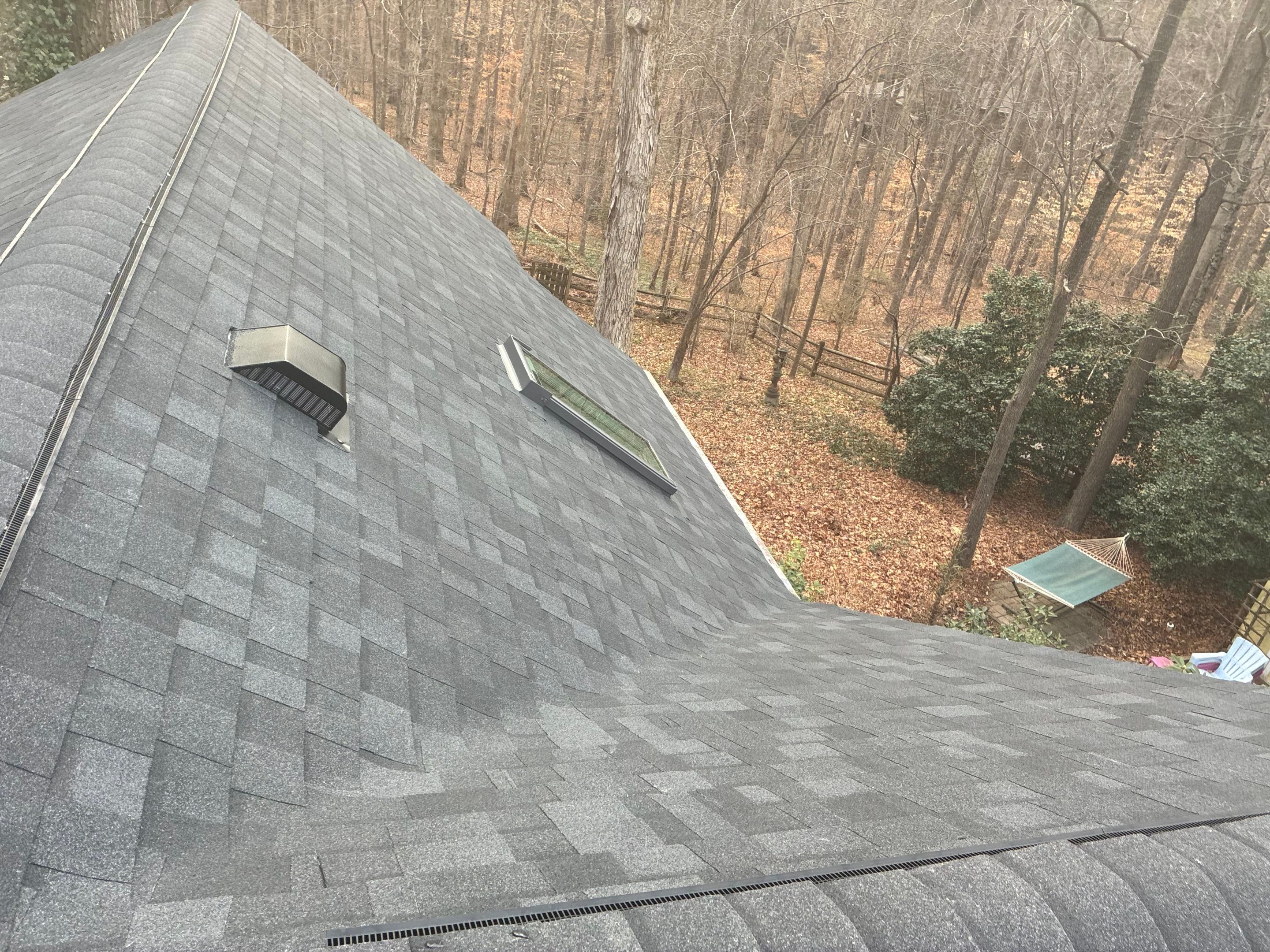 Residential Roof and Skylight Replacement in Wake Forest, North Carolina by Five Oaks Roofing Plus