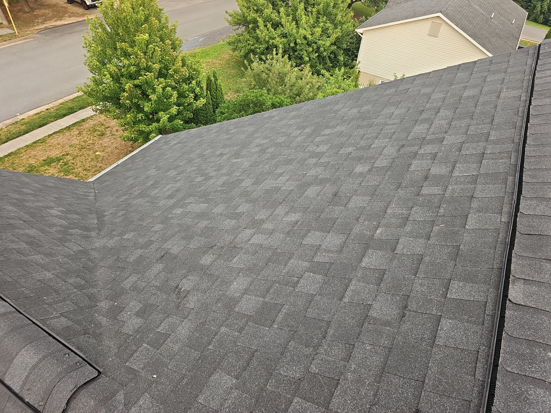 Roof Replacement - Charcoal Black by Winchester Roofing