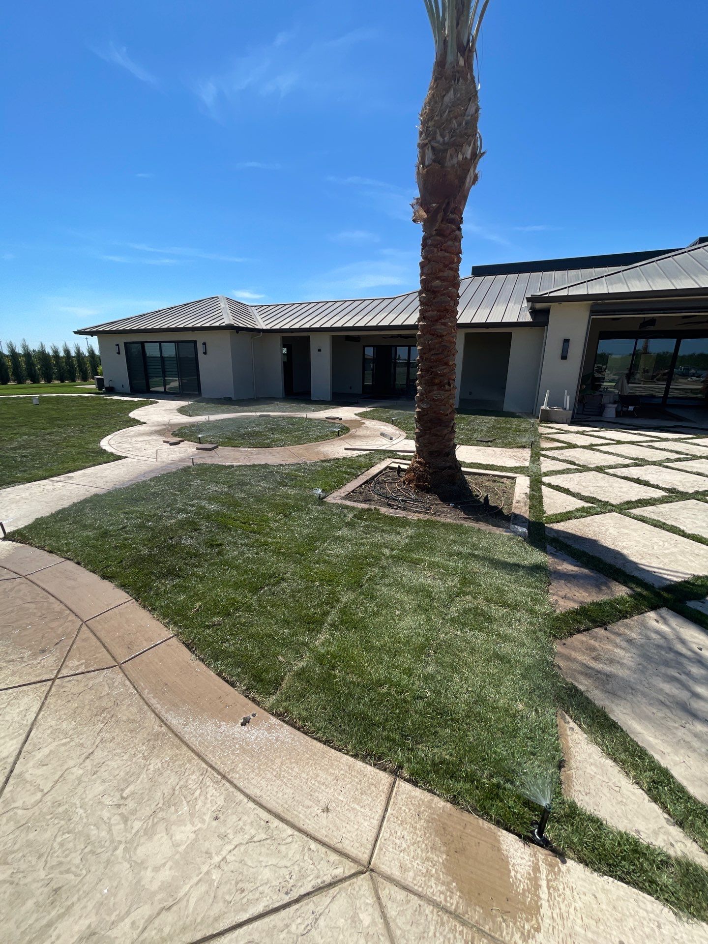 Project in Lodi by A - G Sod Farms