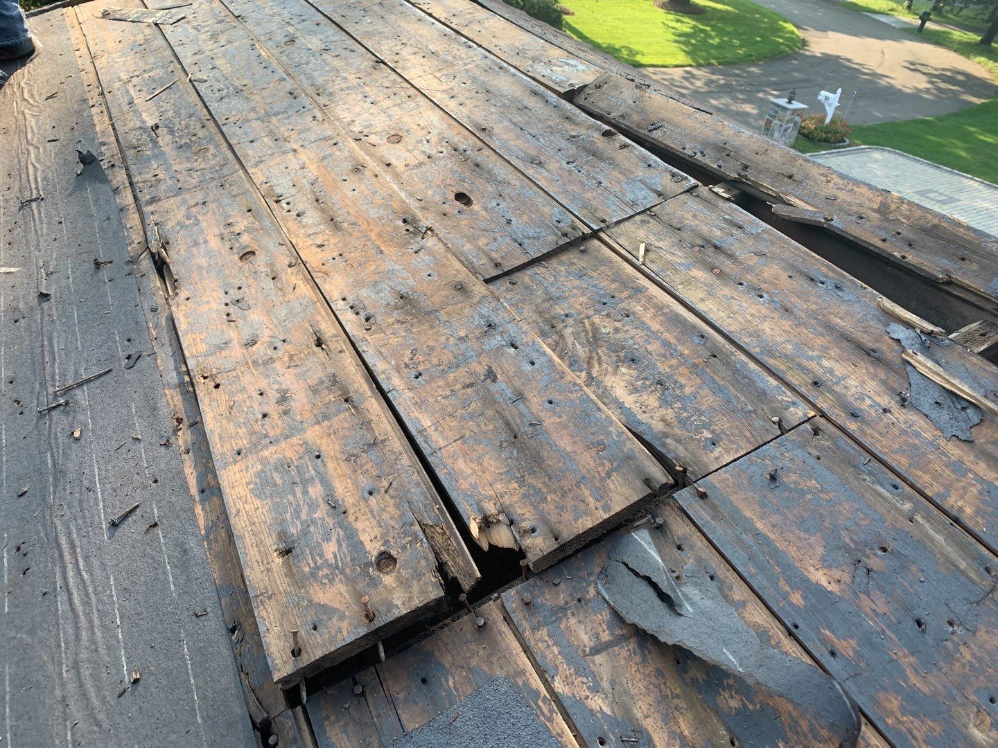 Residential Roofing Installation using Owens Corning Duration Brownwood by A Plus Exterior