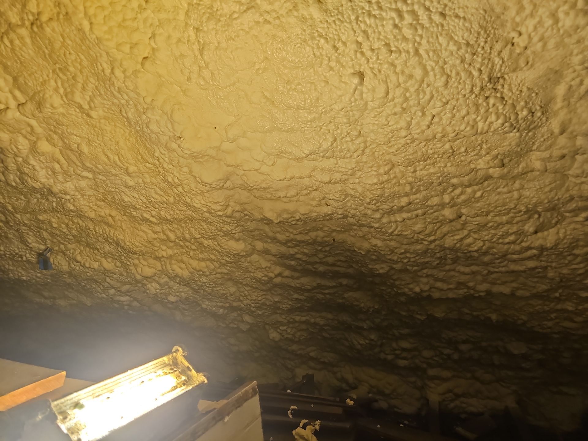 Attic Insulation using Open Cell Spray Foam by NYS Foam & Energy