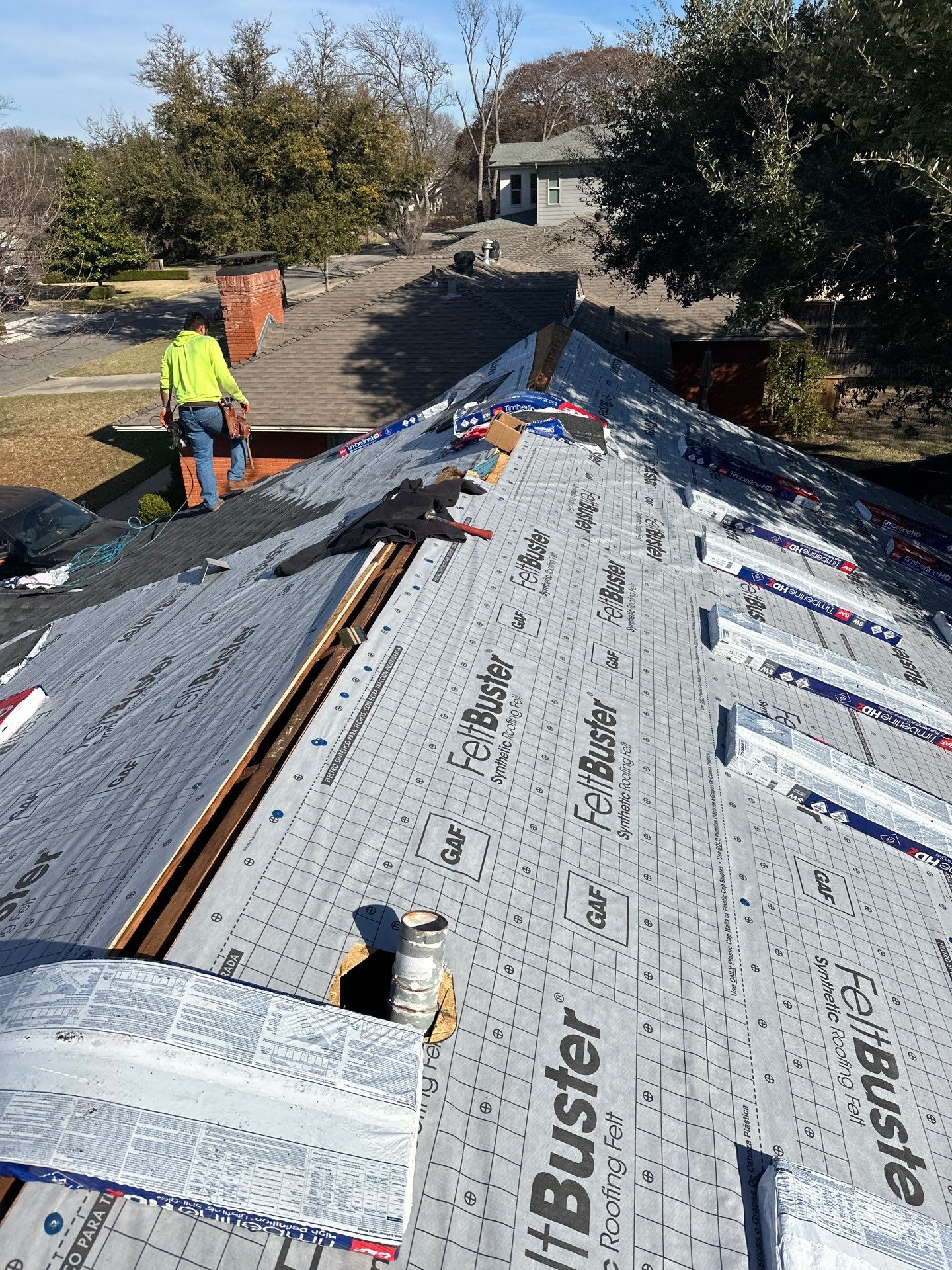 Project in Dallas  by Zeus Exteriors