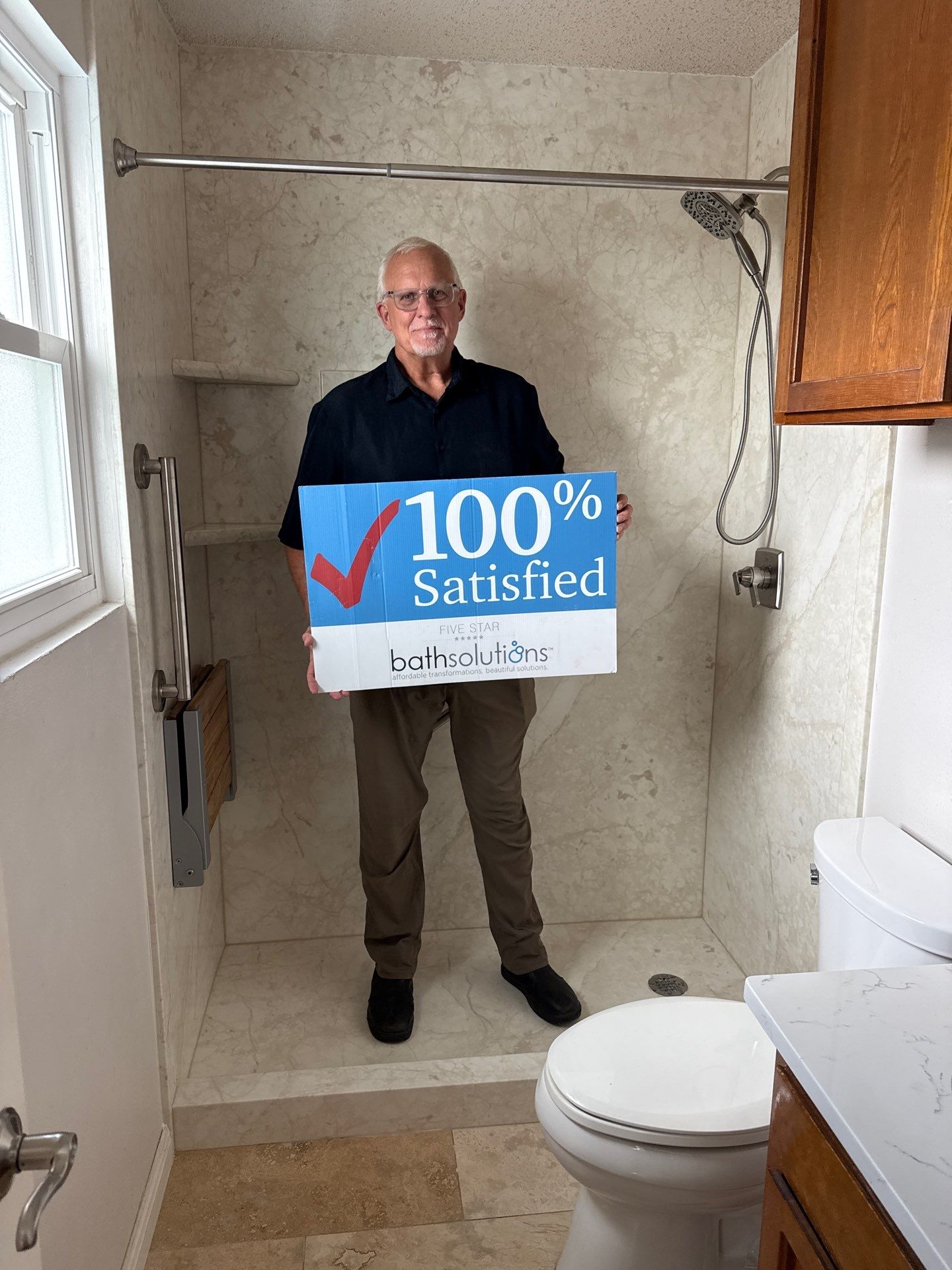 2 Bathroom - Tub to Walk-in Shower in Austin, 78704 by Lane Lauritsen - The Hill Country, Texas