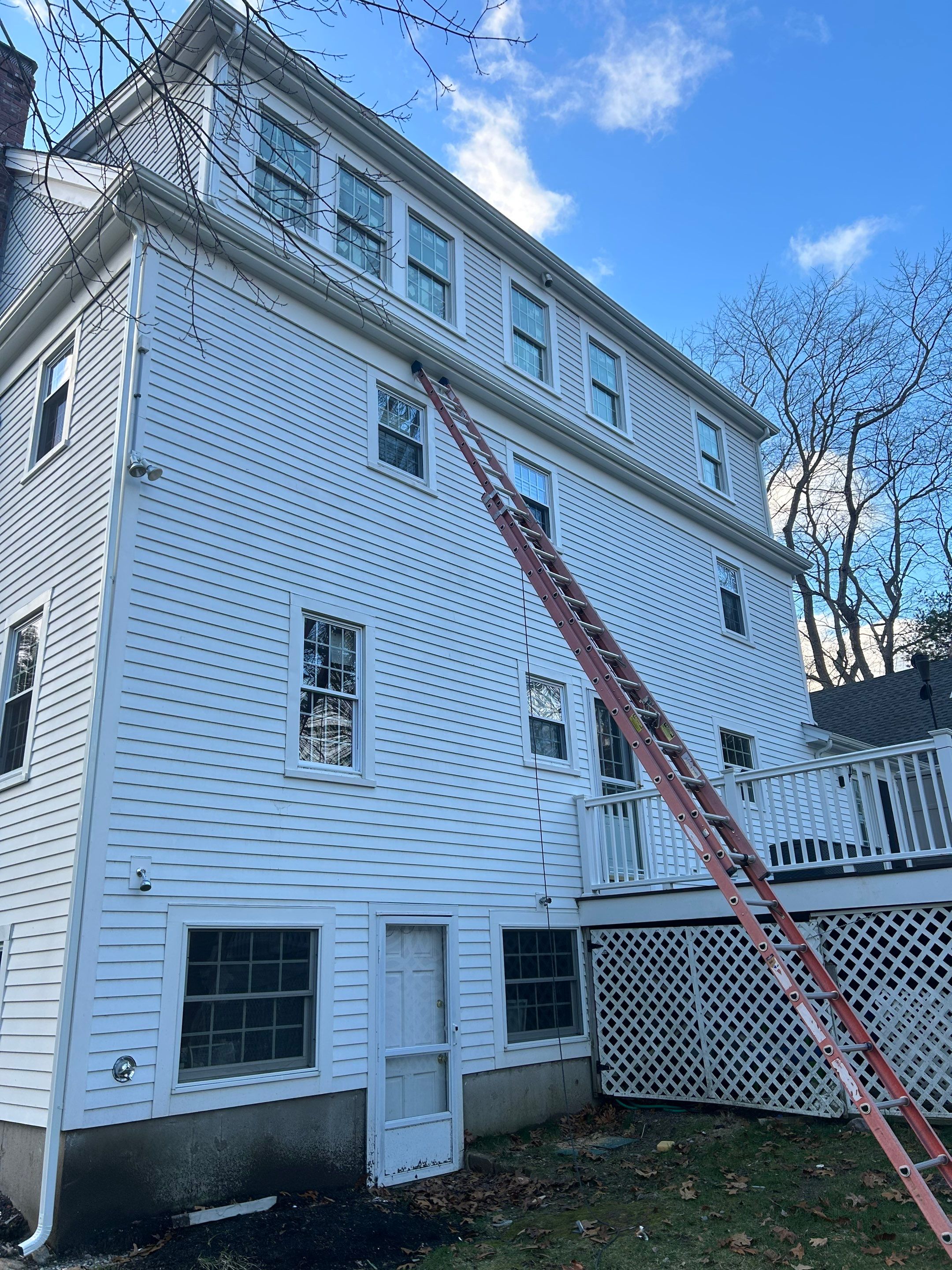 Gutter Installation using 5" K-Style Aluminum Gutter in Hingham, MA by Gutter Pro Enterprises