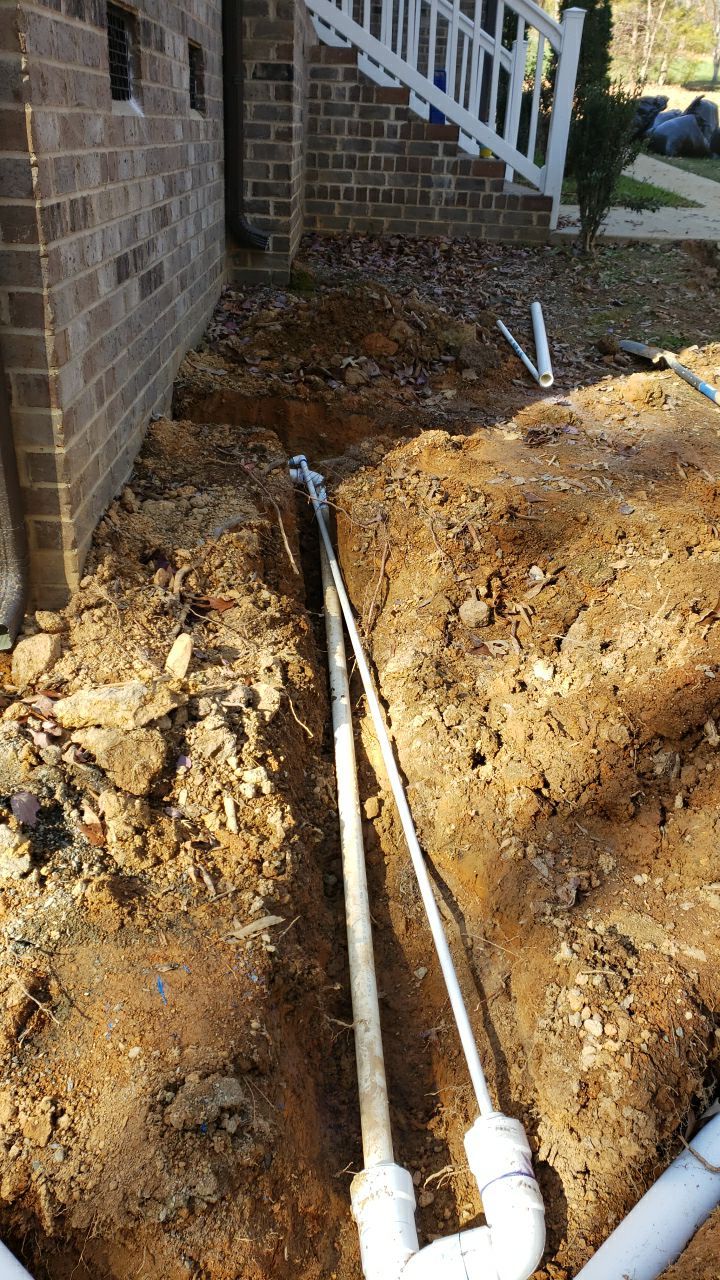 Crawl space encapsulation and exterior drainage by Power Wash Masters LLC