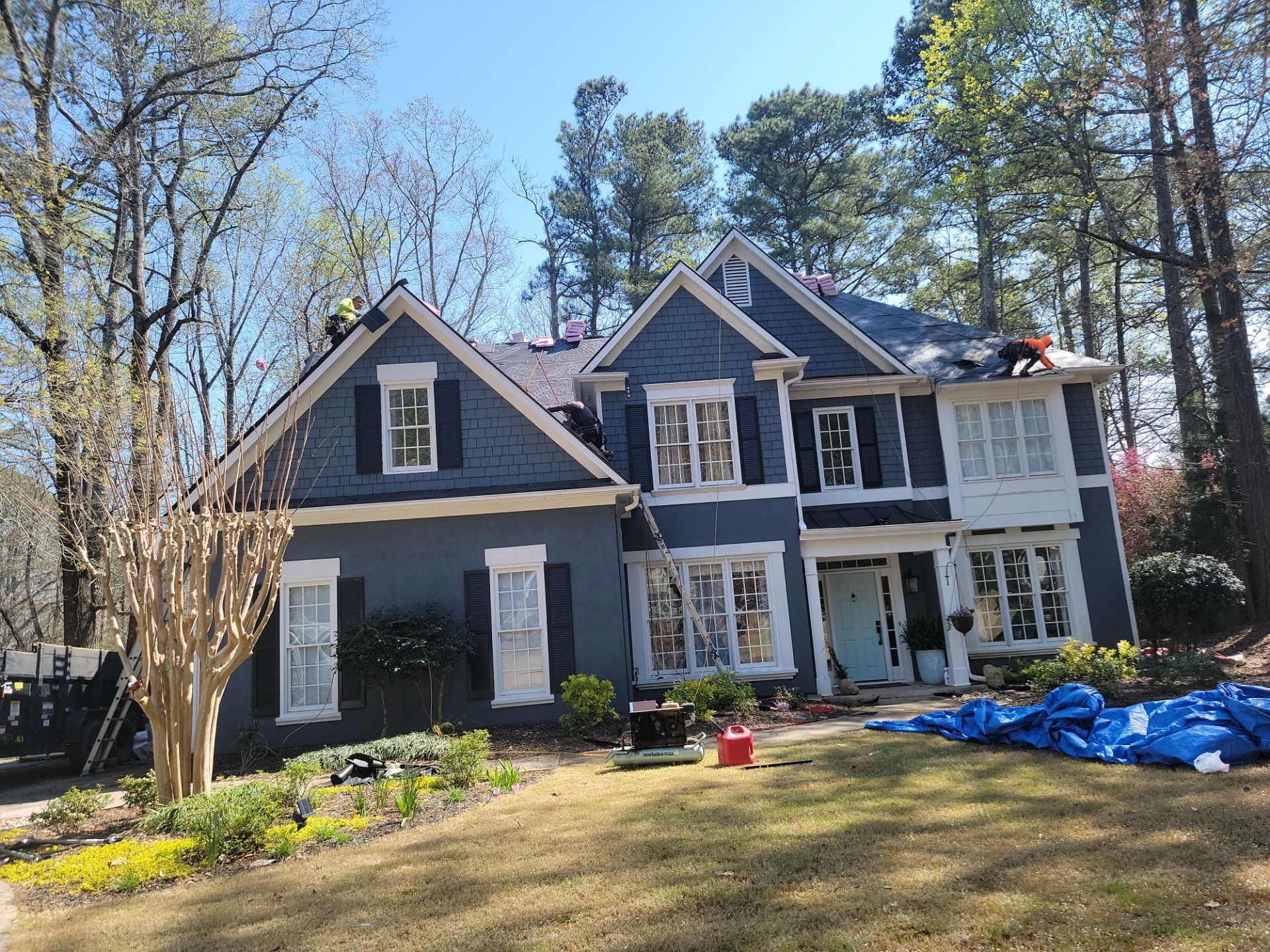 Residential Roofing Installation using Owens Corning by Inspector Roofing and Restoration