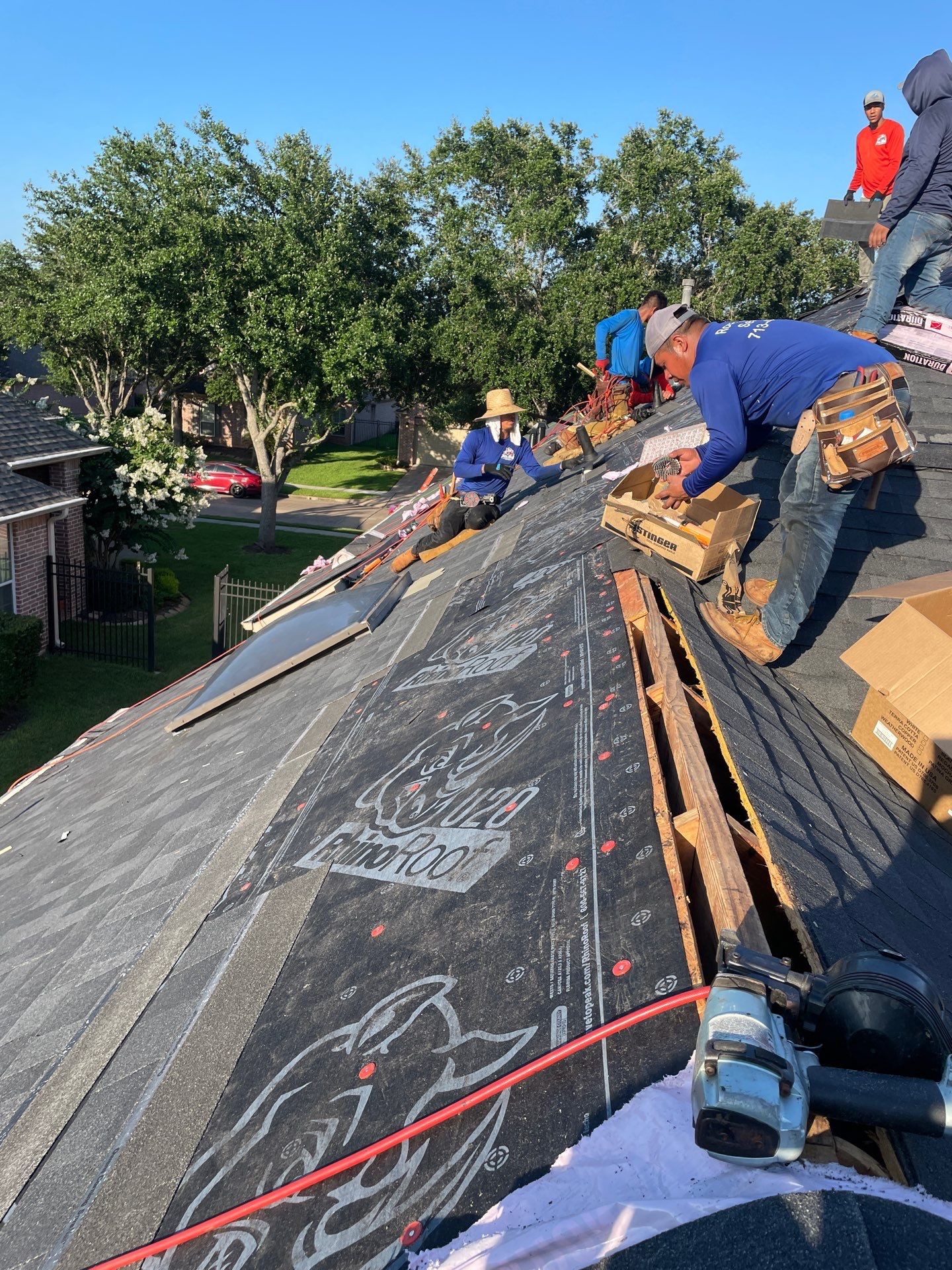 Residential Roofing Repair using Owen's Corning Duration (Lifetime) Shingles by Roof Repair Company