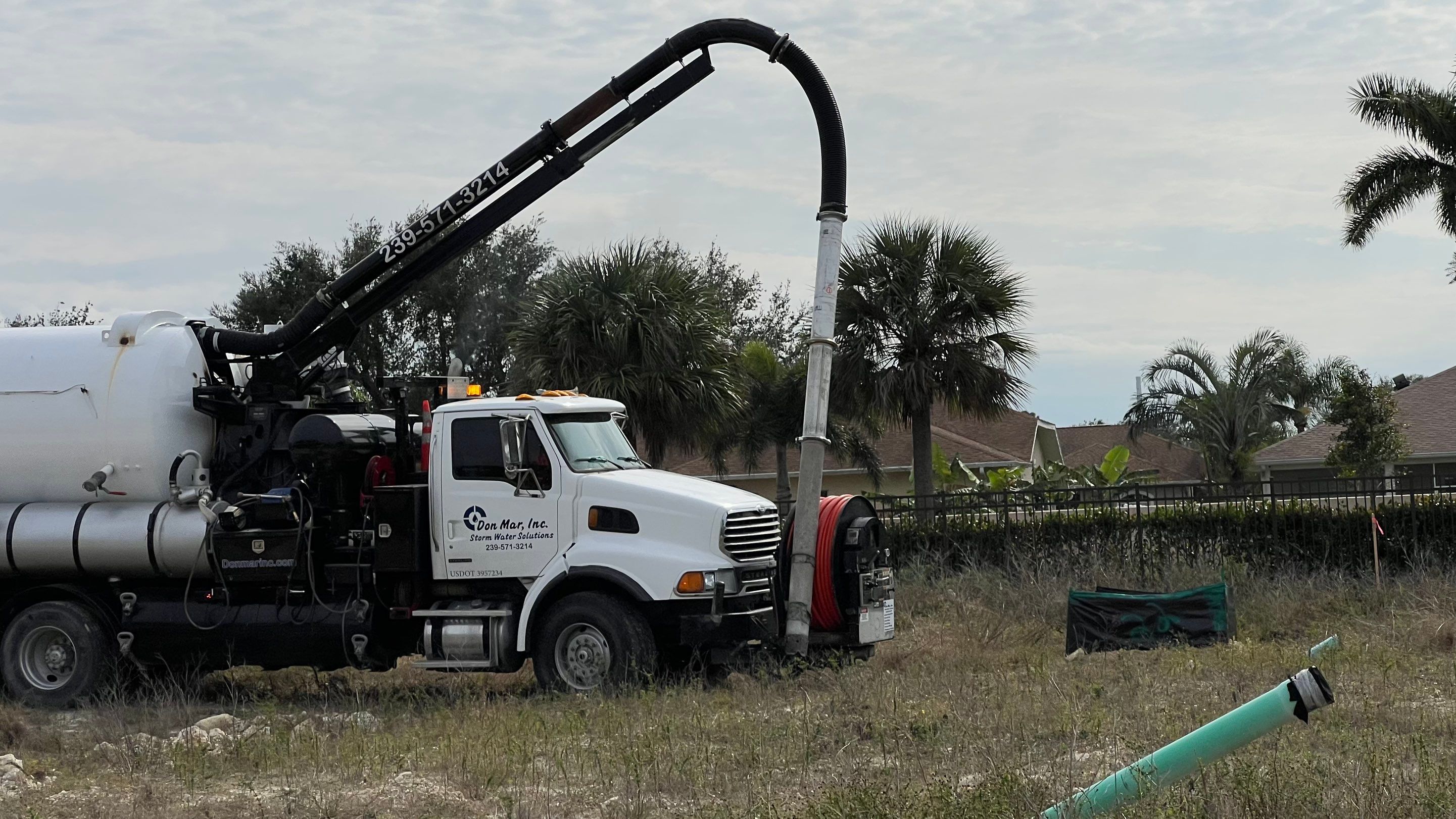 New Residential Construction Community Sewer System Cleaning by APS Power & Water
