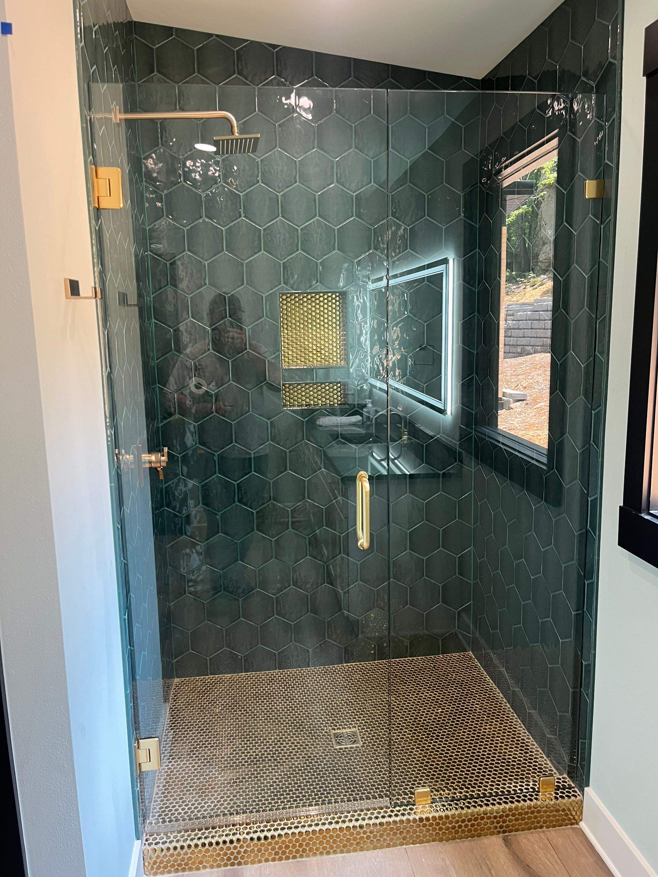 Shower Pictures by Custom Glass Service