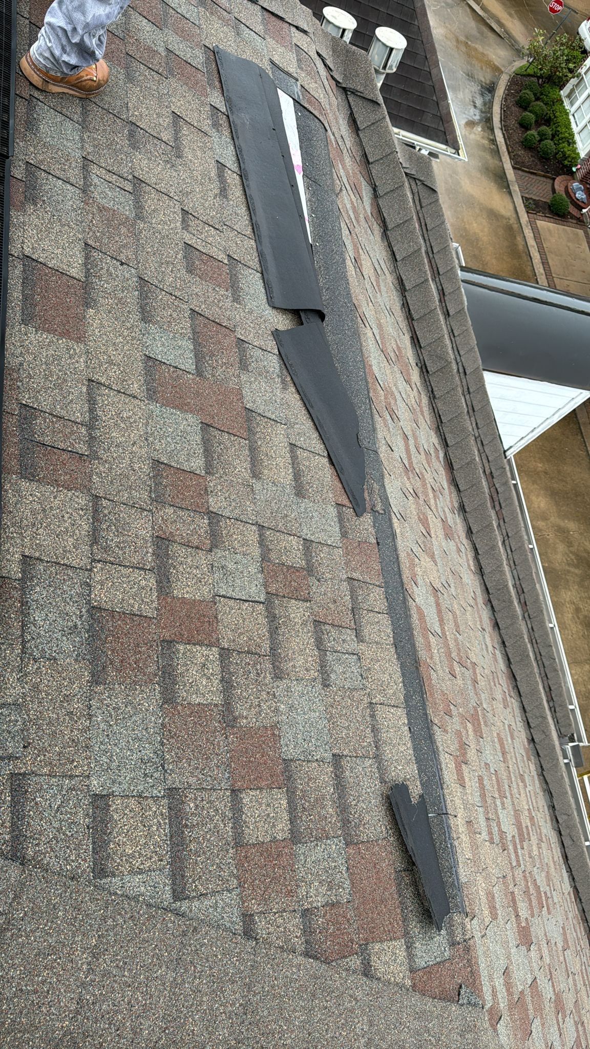 Hail Damage using Owen's Corning Duration (Lifetime) Shingles by Roof Repair Company