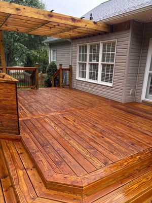 Deck using Wood Sealant