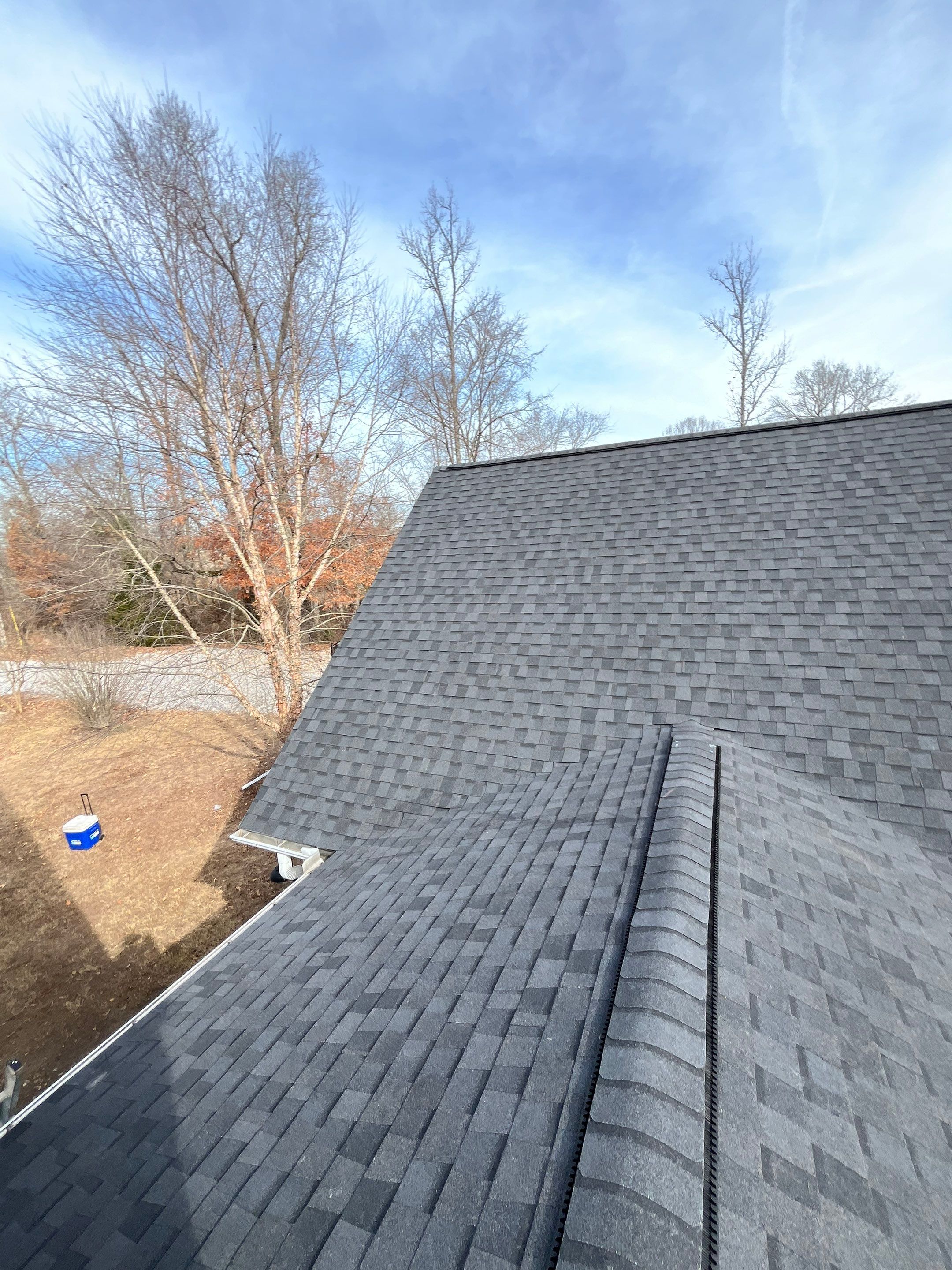 Residential Roofing Repair using CertainTeed XT25: Moire Black by Hostetler Roofing