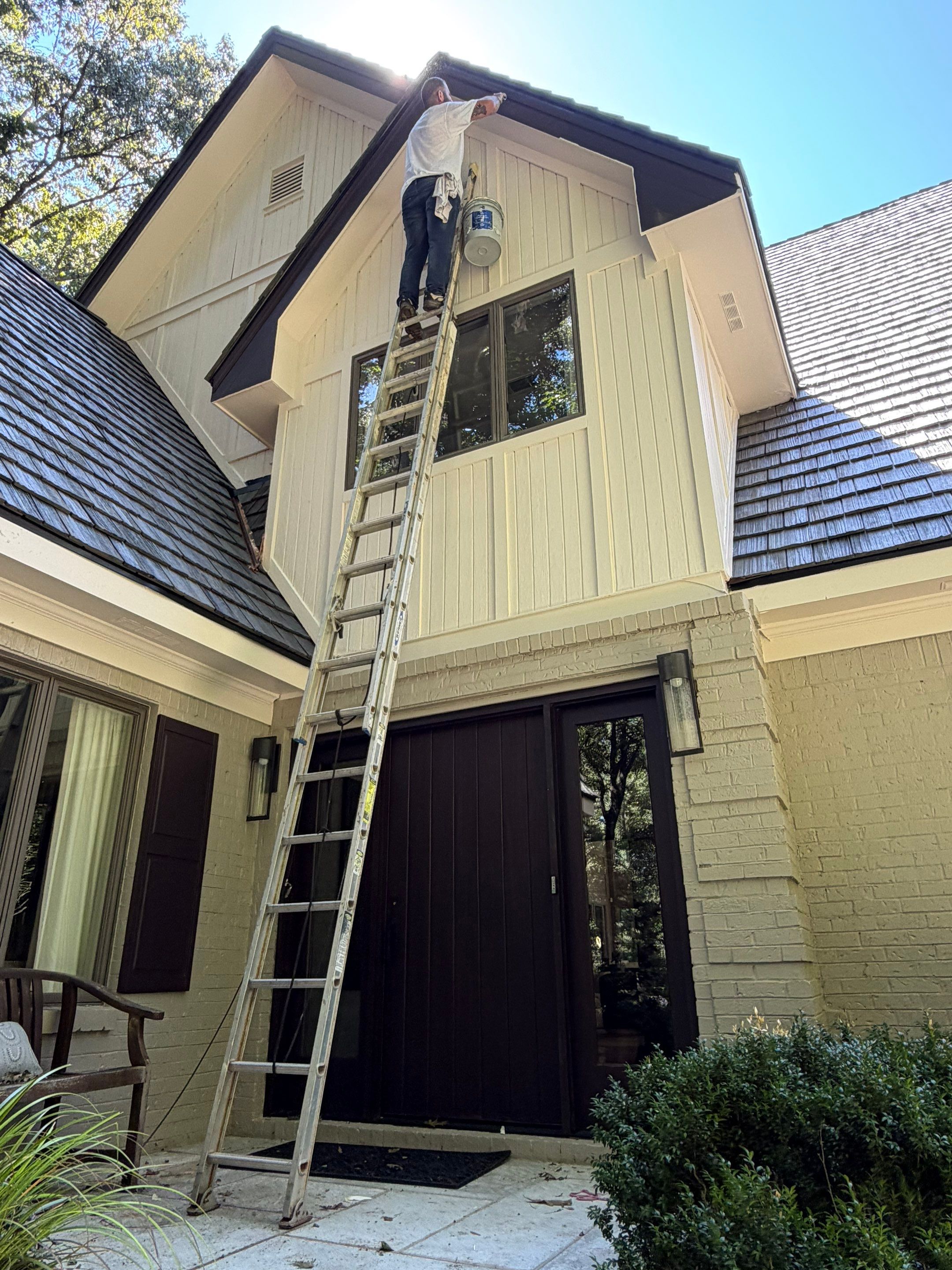 Comprehensive Exterior Painting and Wood Rot Repair in Atlanta by PGP Surface Solutions, LLC