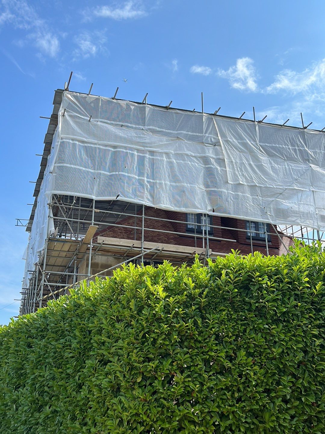 Roof Clean - Moss Removal using Honda 15lpm Low Pressure Washing Machine by Ges Exterior Cleaning ltd