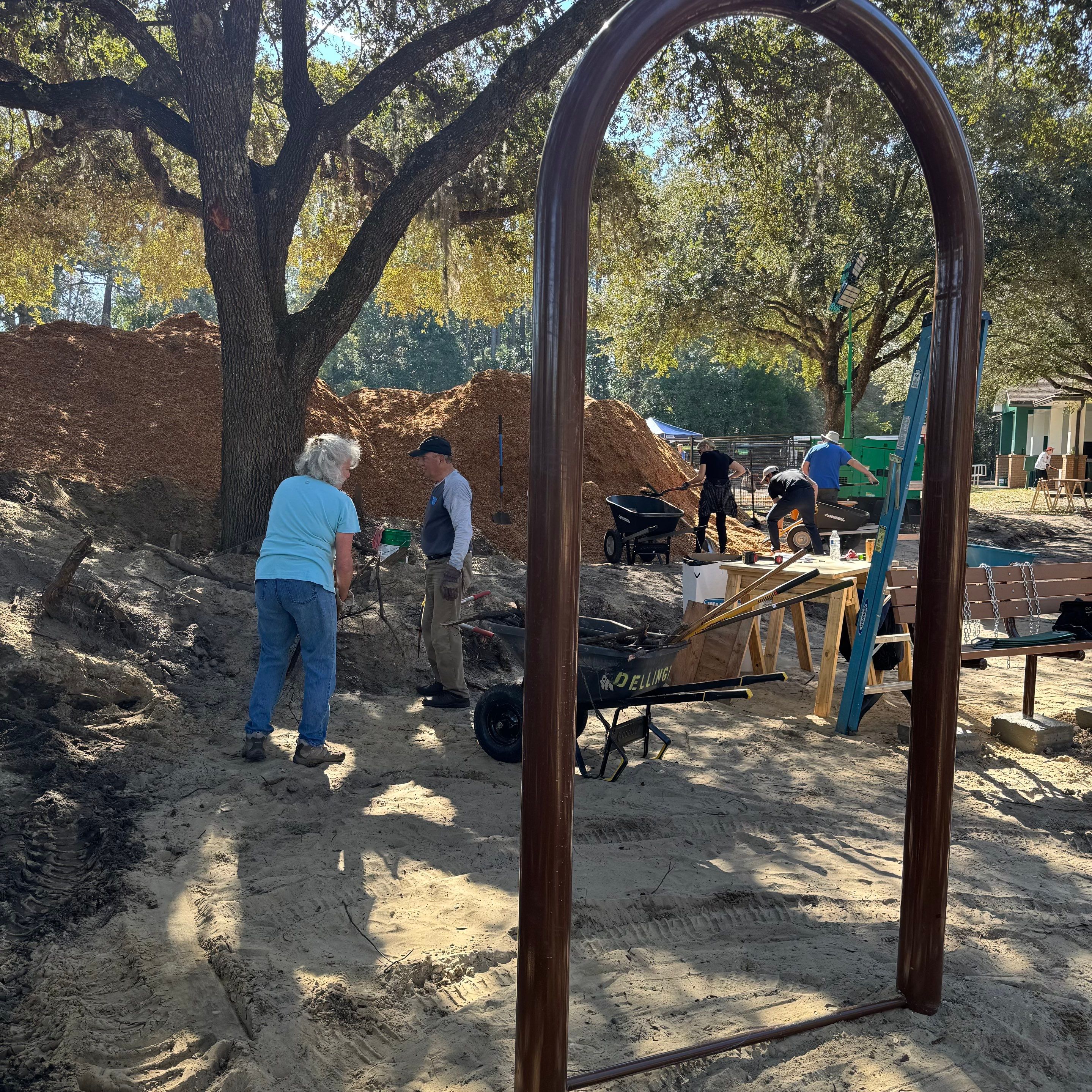 Volunteer Work | Deerwood Community Playground by ProGreen Services