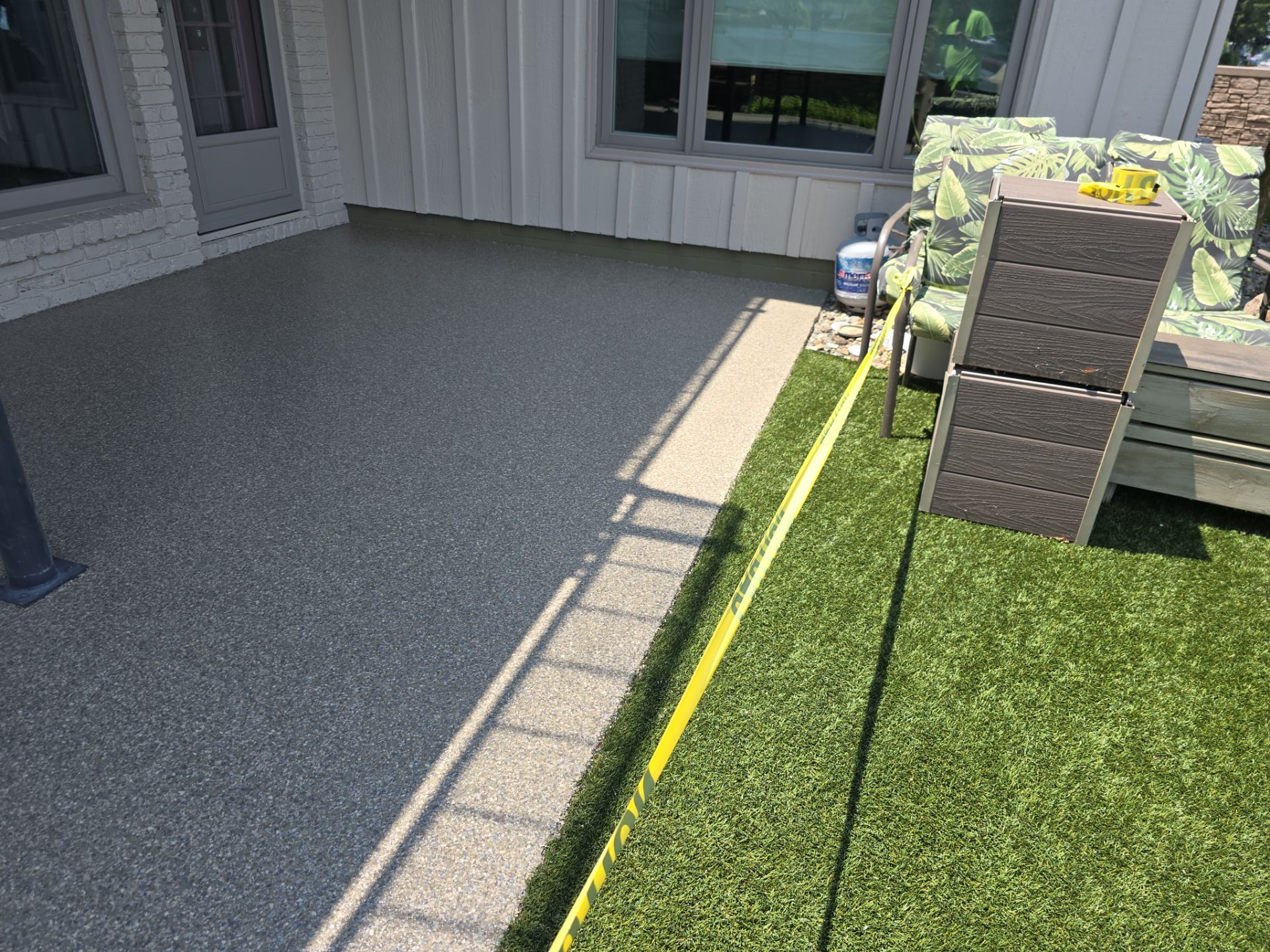 Patio Coating in Elkhart! by Innovative Spaces / Innovative Concrete Coatings