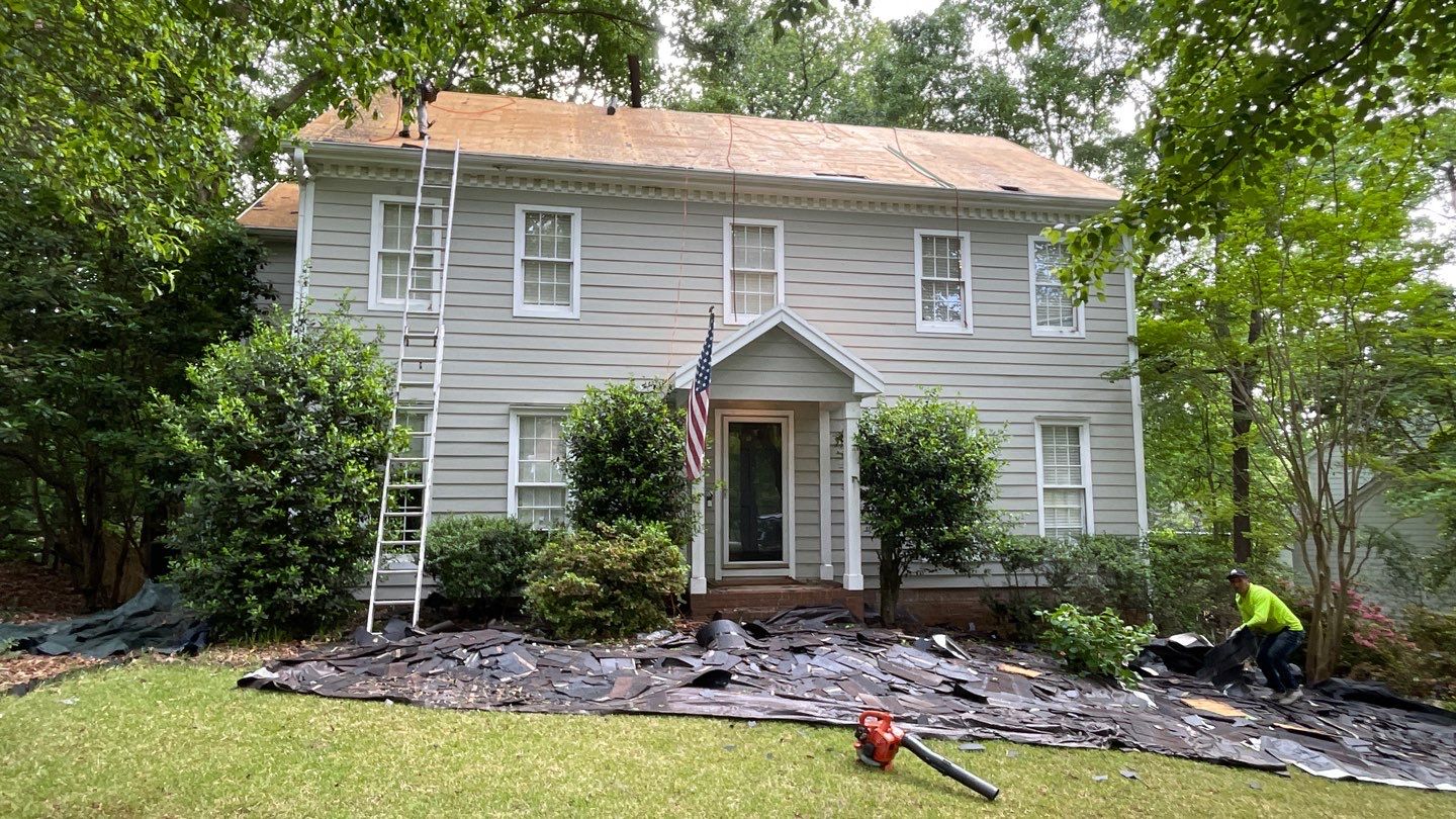 Residential Roof Replacement using Owens Corning Trudef Twilight Black by Inspector Roofing and Restoration