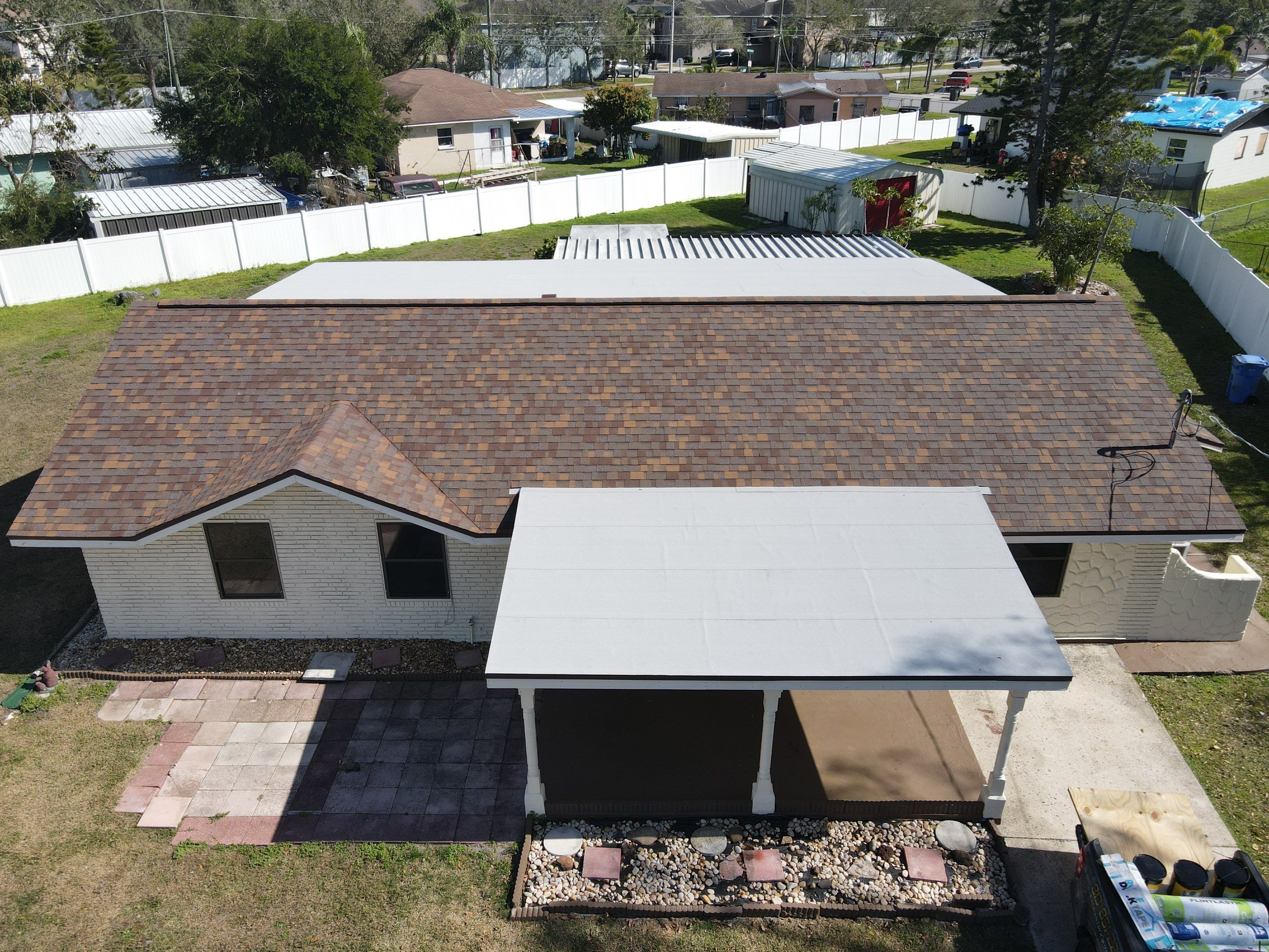 Roof Replacement in Ruskin FL. by Steadfast Roofing 