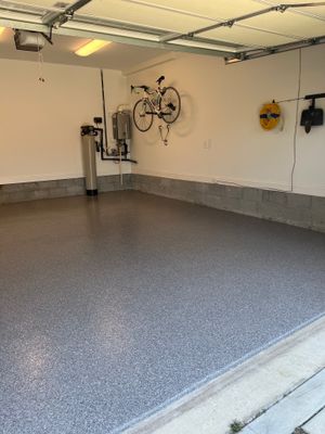 Garage Floor Coating using Briar