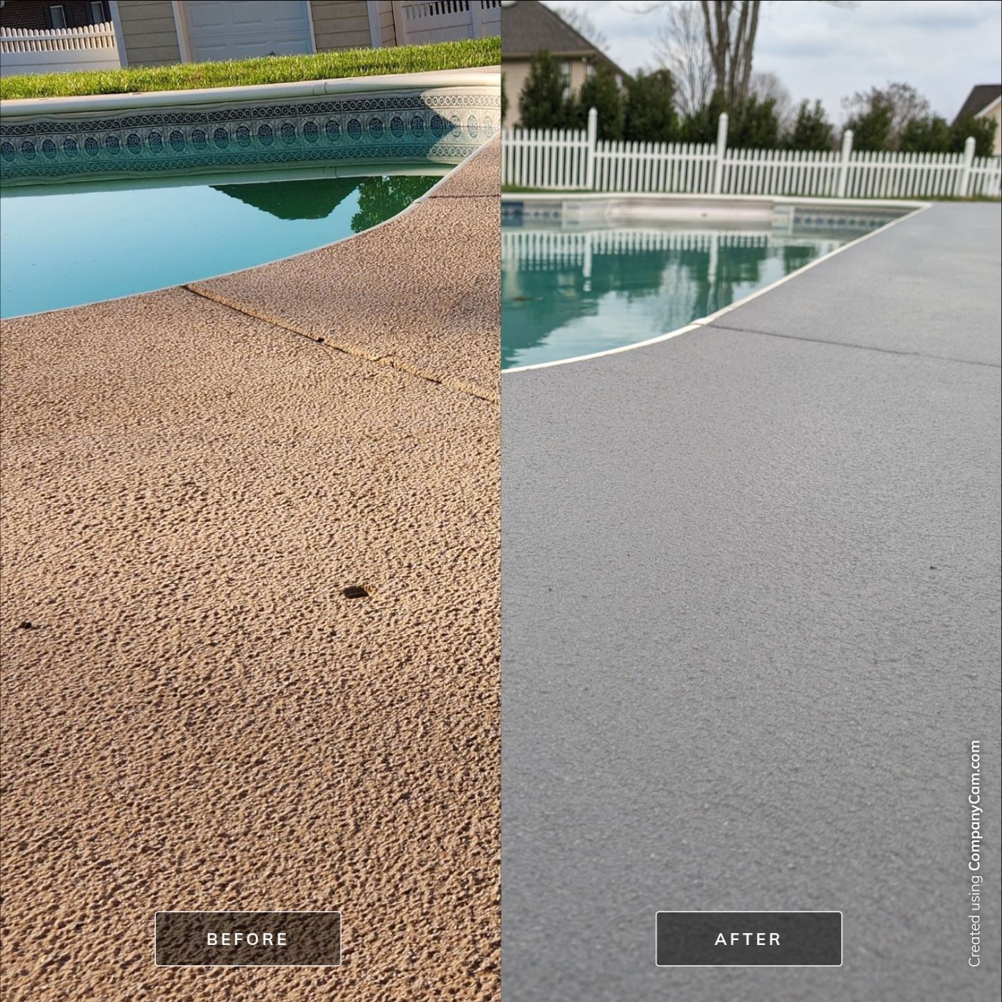 Awesome Pool Deck Restoration by Elite Floor Solutions