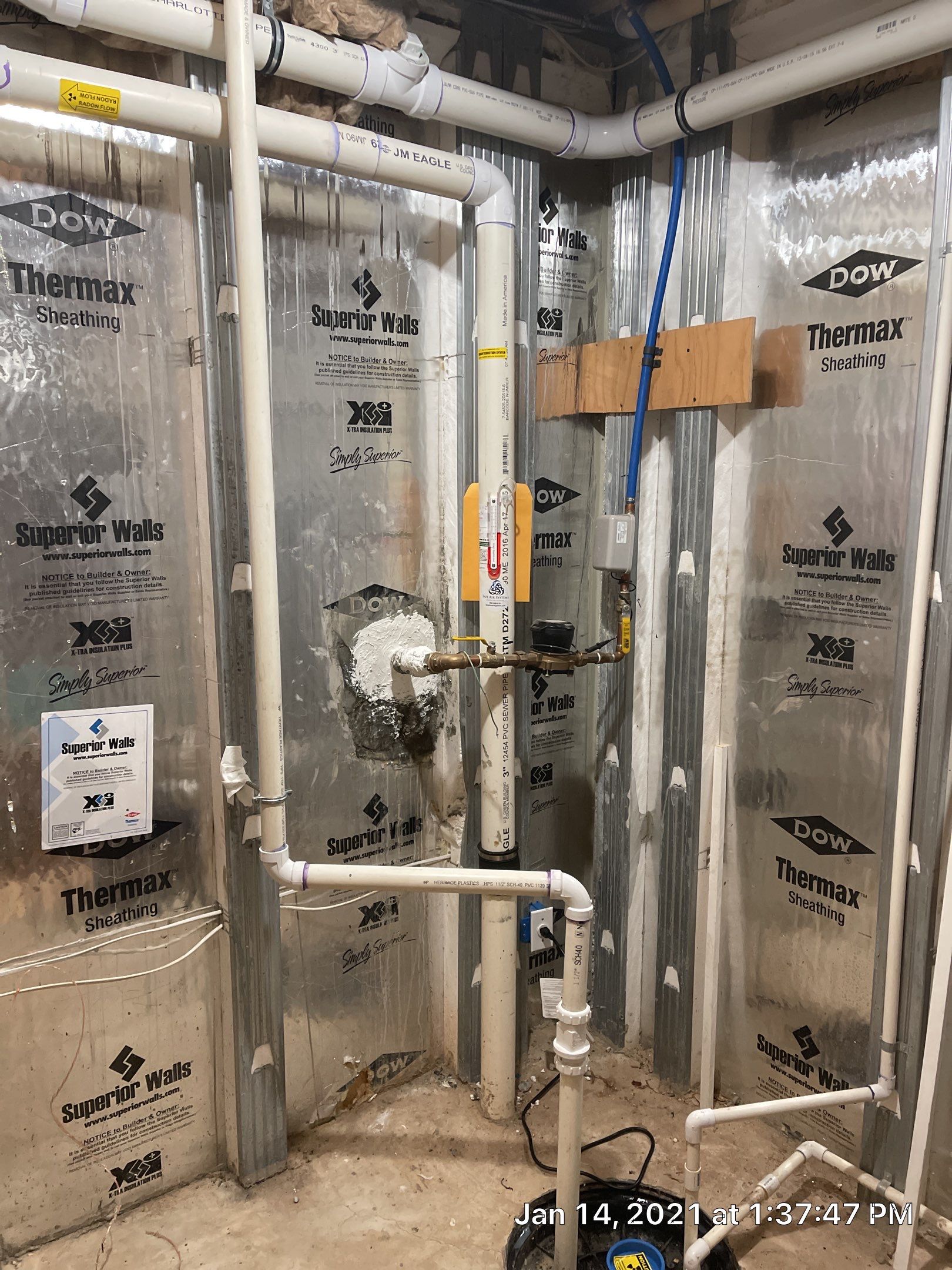 Basement Waterproofing Job in Bridgewater, NJ by Pure Service Pro, LLC 