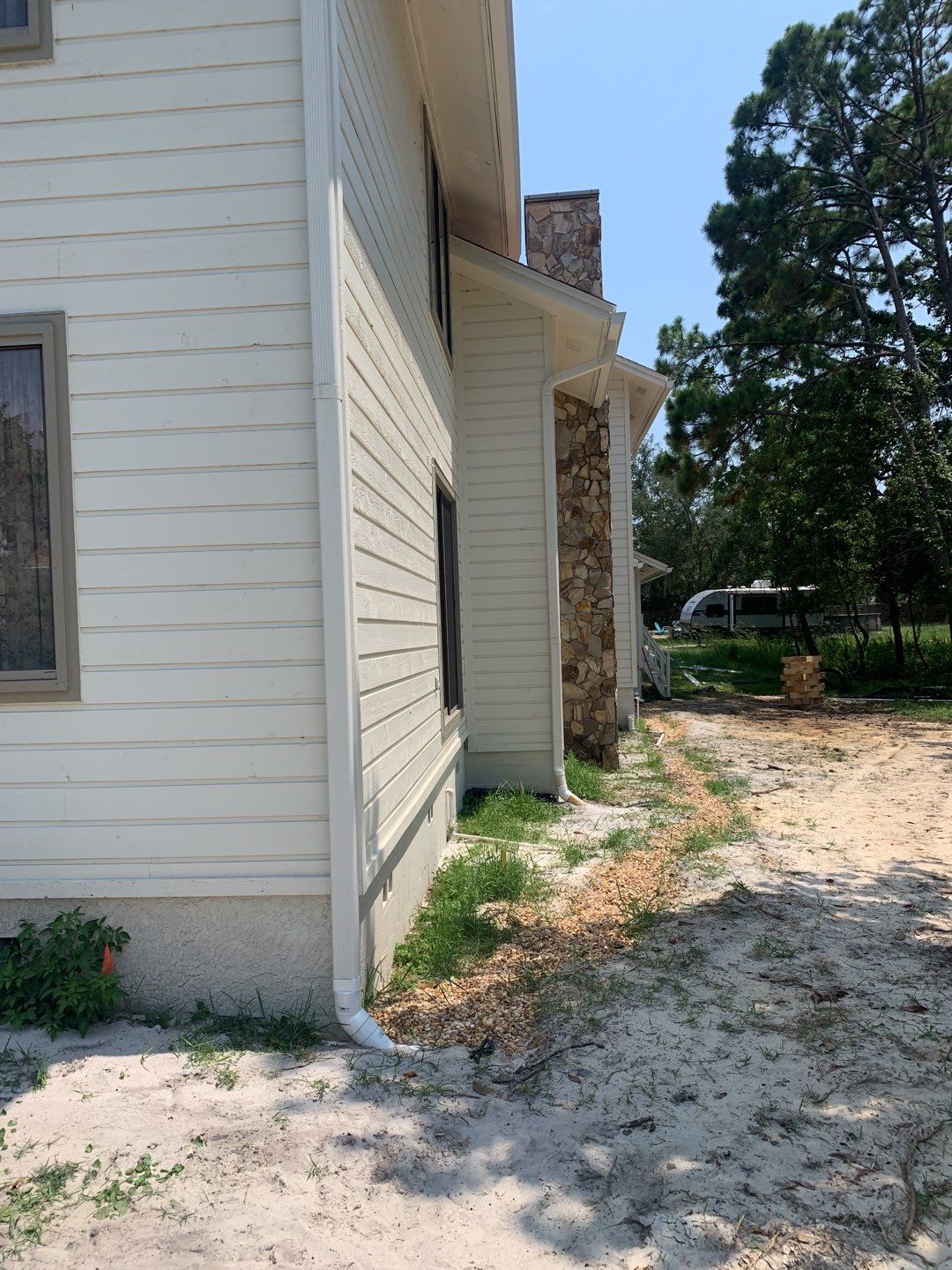 Heavy-Duty Commercial Downspouts in Panama City Beach FL by Gutter Professors