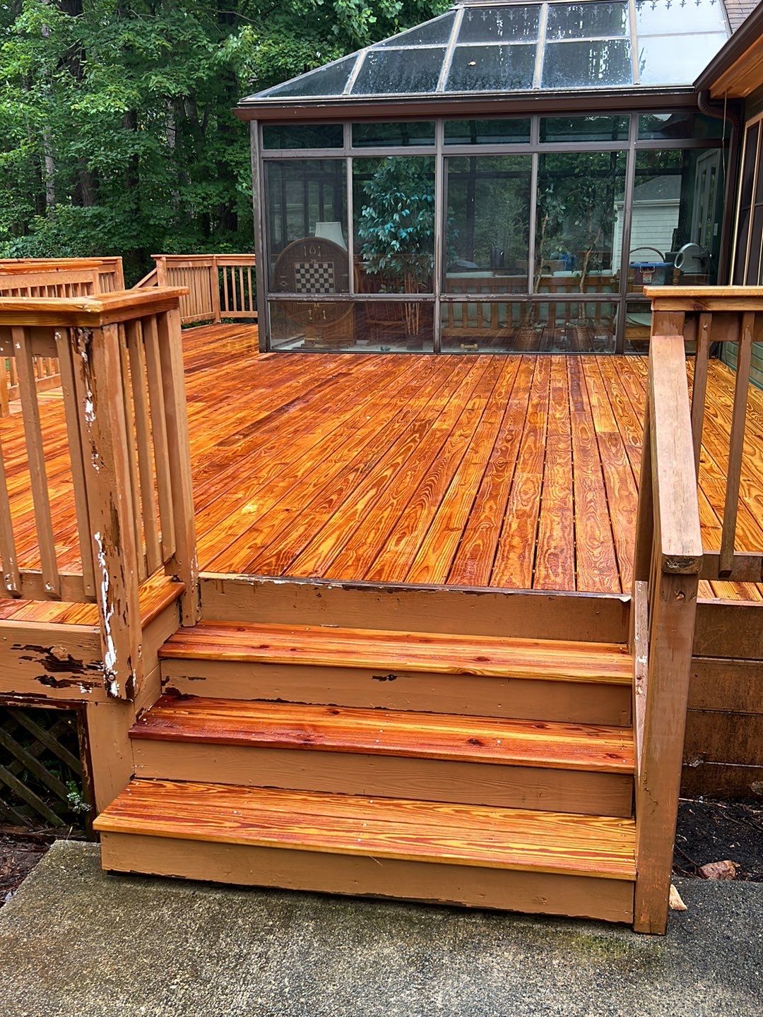 Weathered Deck using AcryFin by DuraSeal