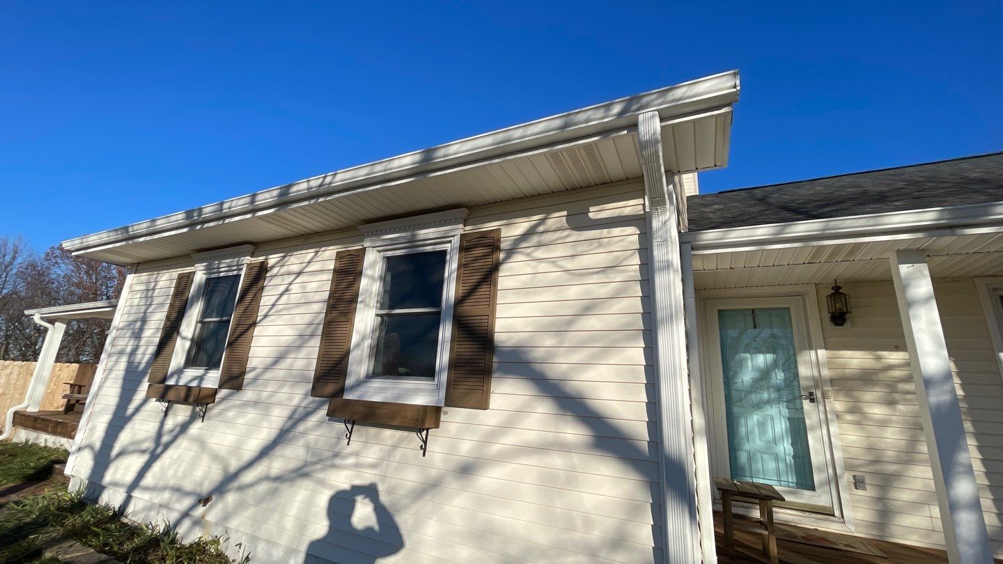 Residential Multi Structure Roof + Gutters & Downspouts Install  by Titan Commercial & Residential Roofing 