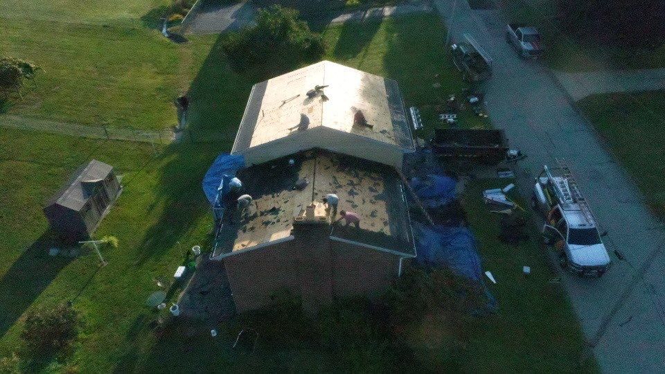 Residential Roofing Installation using GAF HDZ SHINGLES by La Bendicion Contruction Llc