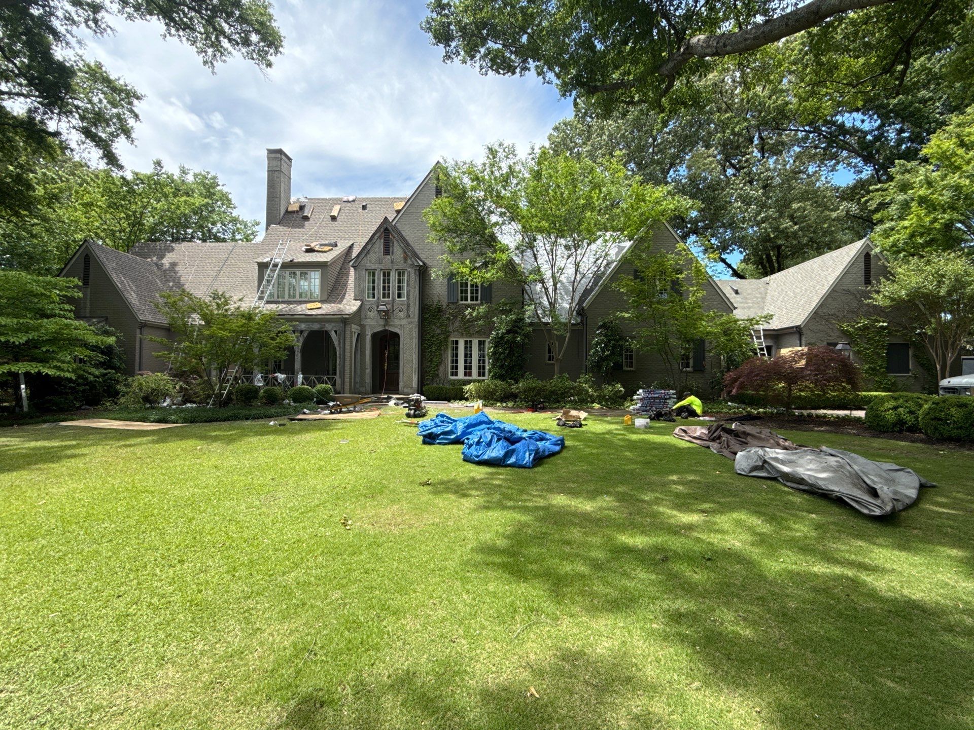 GAF Timberline HDZ Roof Replacement and Exterior Wood Repairs in Memphis by Revival Roofing Services