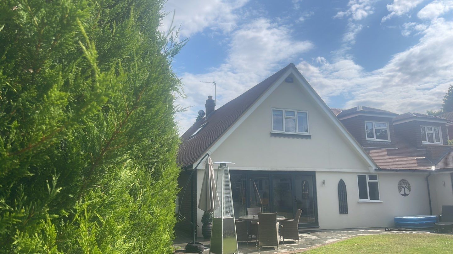 Roof Clean - Biocide Treatment using Honda 15lpm Low Pressure Washing Machine by Ges Exterior Cleaning ltd